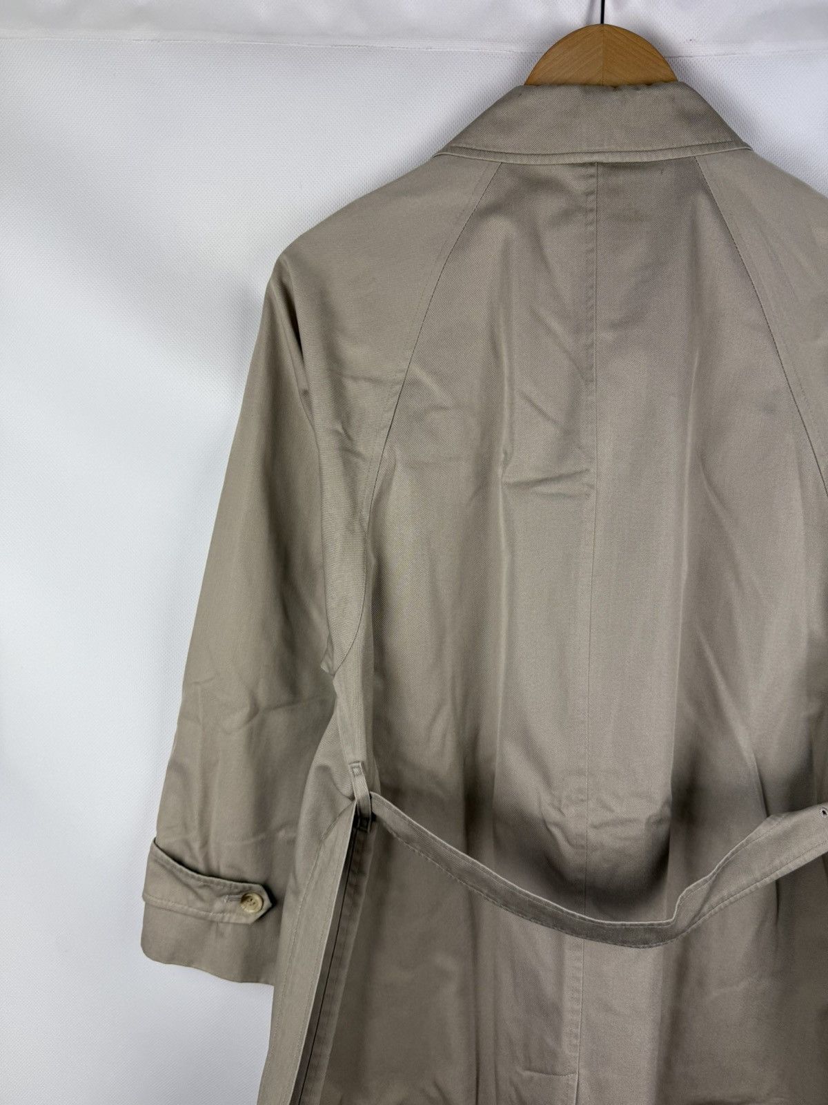 Burberry Burberrys Vintage Nova Check Lined Belted Trench Coat Jacket Size M / US 6-8 / IT 42-44 - 13 Thumbnail