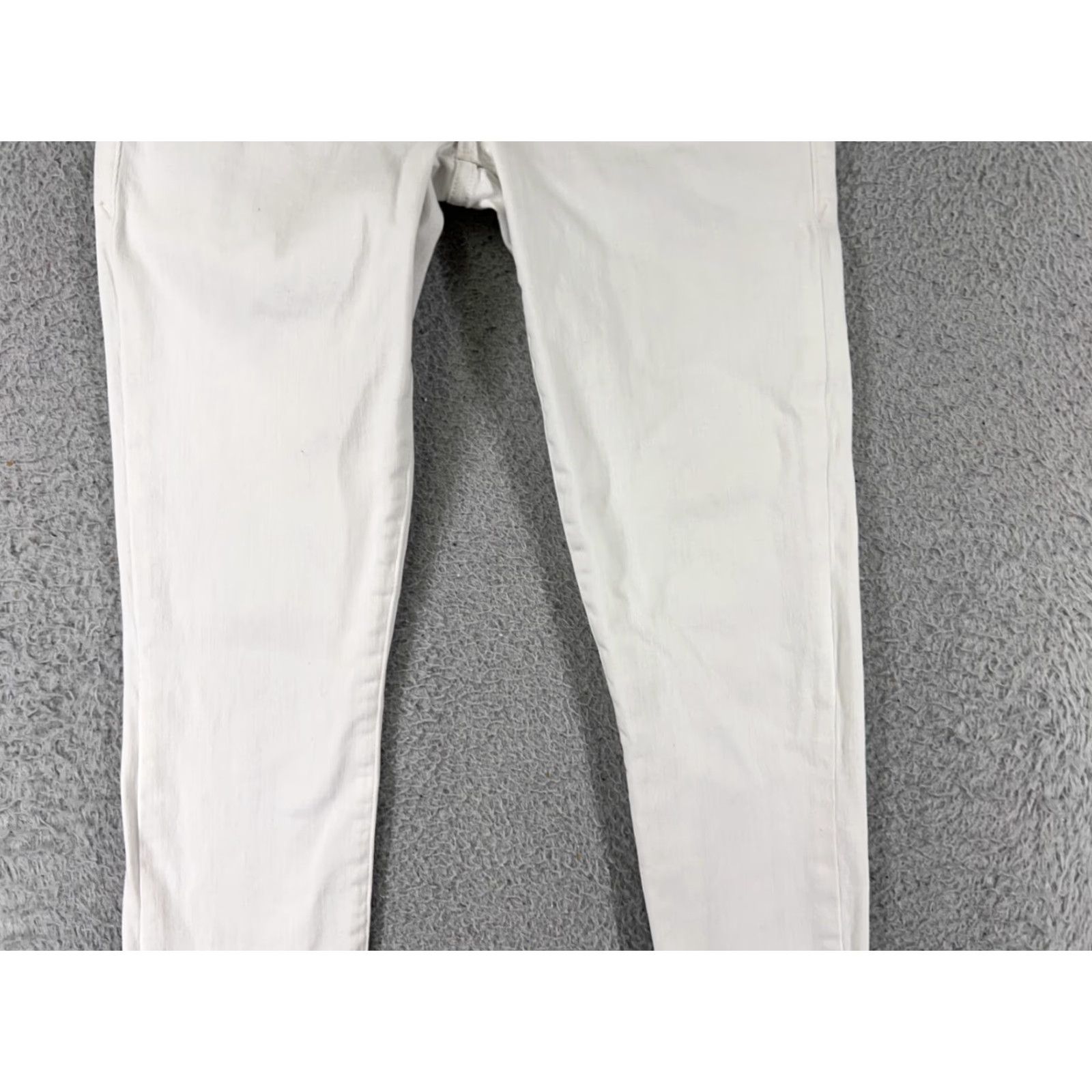 Good American Good American White Jeans Womens 00 Skinny Crop 5-Pocket Denim Stretch Slimming Regular Inseam 26 Modern London Style Womens Size 24" / US 00 / IT 34 - 6 Thumbnail
