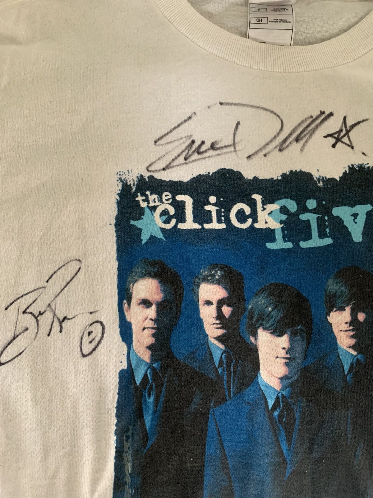 Band Tees The Click Five Signed 2005s Vintage Band Tees Size US S / EU 44-46 / 1 - 4 Thumbnail