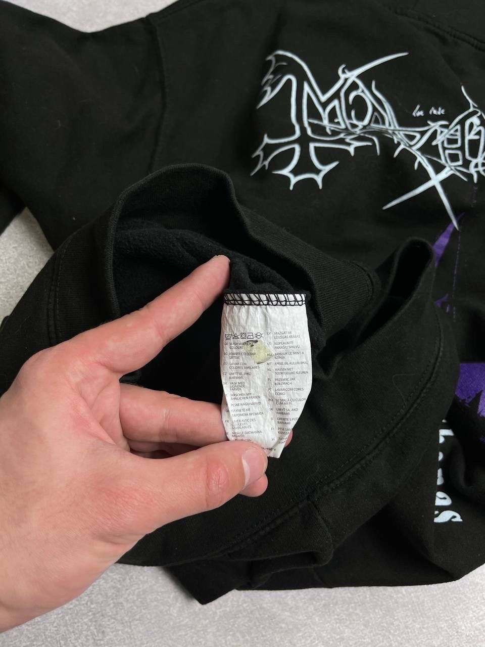 Band Tees Vintage Mayhem Mysteriis Dom Sathanas Boxy Zip Hoodie L Size US L / EU 52-54 / 3 - 8 Thumbnail