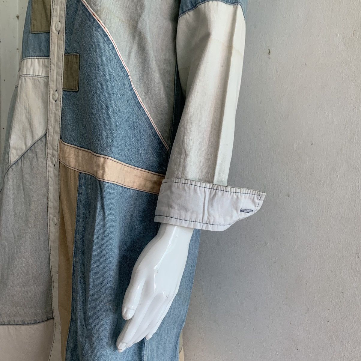 Ne-Net Vintage Ne-net Issey Miyake Selvedge Denim Dress Size M / US 6-8 / IT 42-44 - 6 Thumbnail