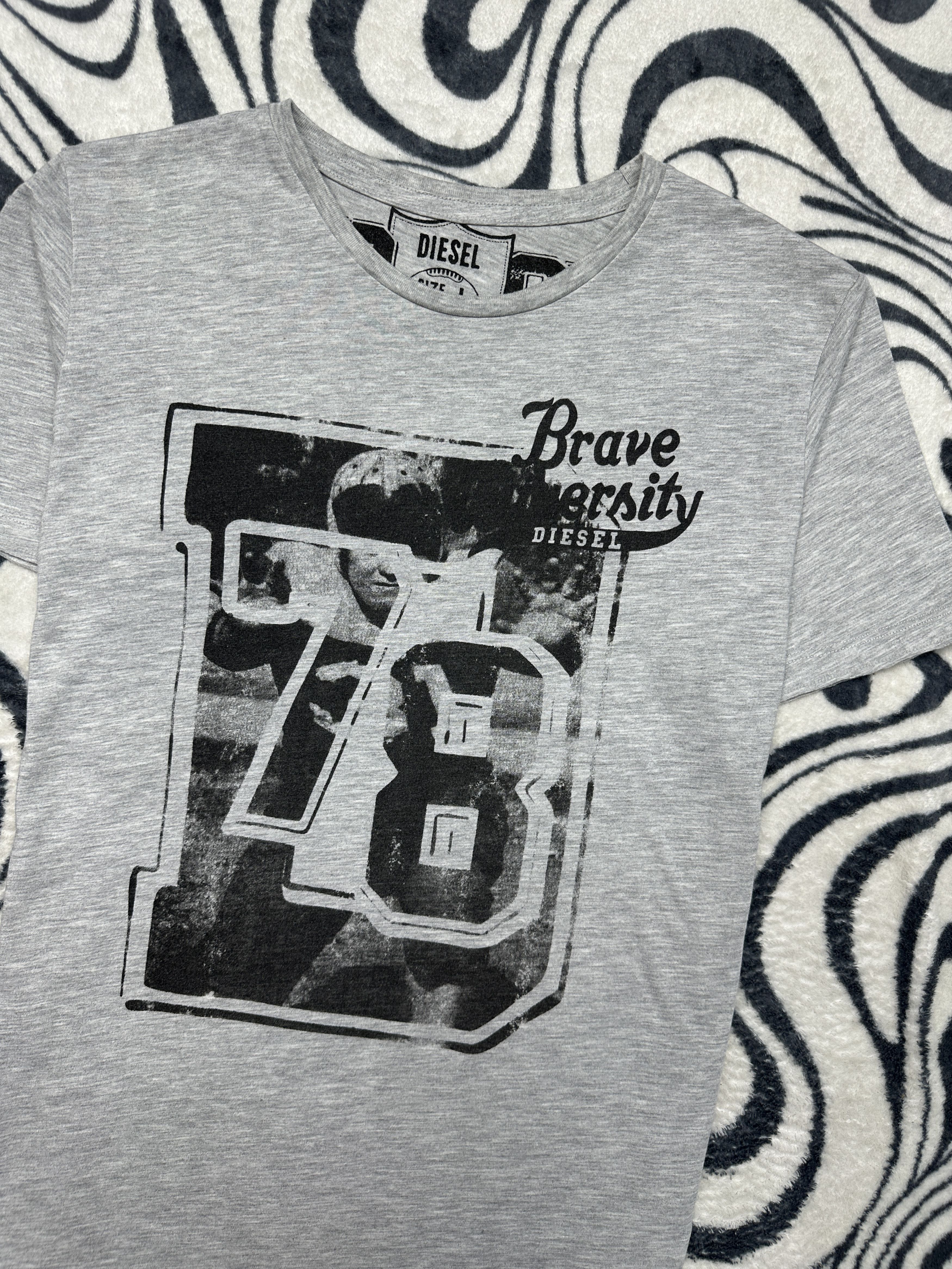 Diesel Diesel Vintage Mens T-Shirt Tee Y2K Size US L / EU 52-54 / 3 - 2 Thumbnail