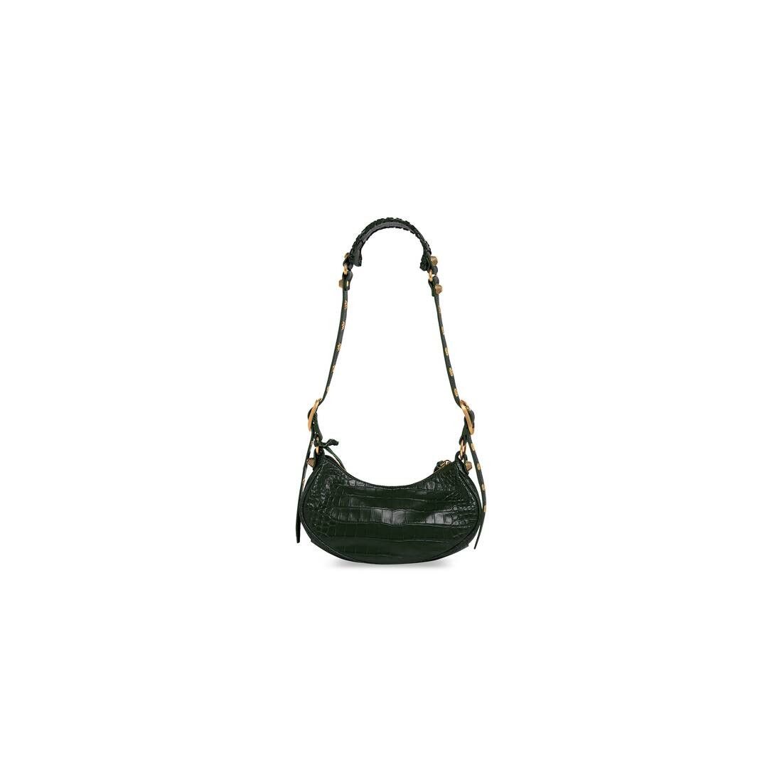 Balenciaga o1w1db10525 Size: OS / Le Cagole Xs Shoulder Bag Crocodile Size ONE SIZE - 3 Thumbnail