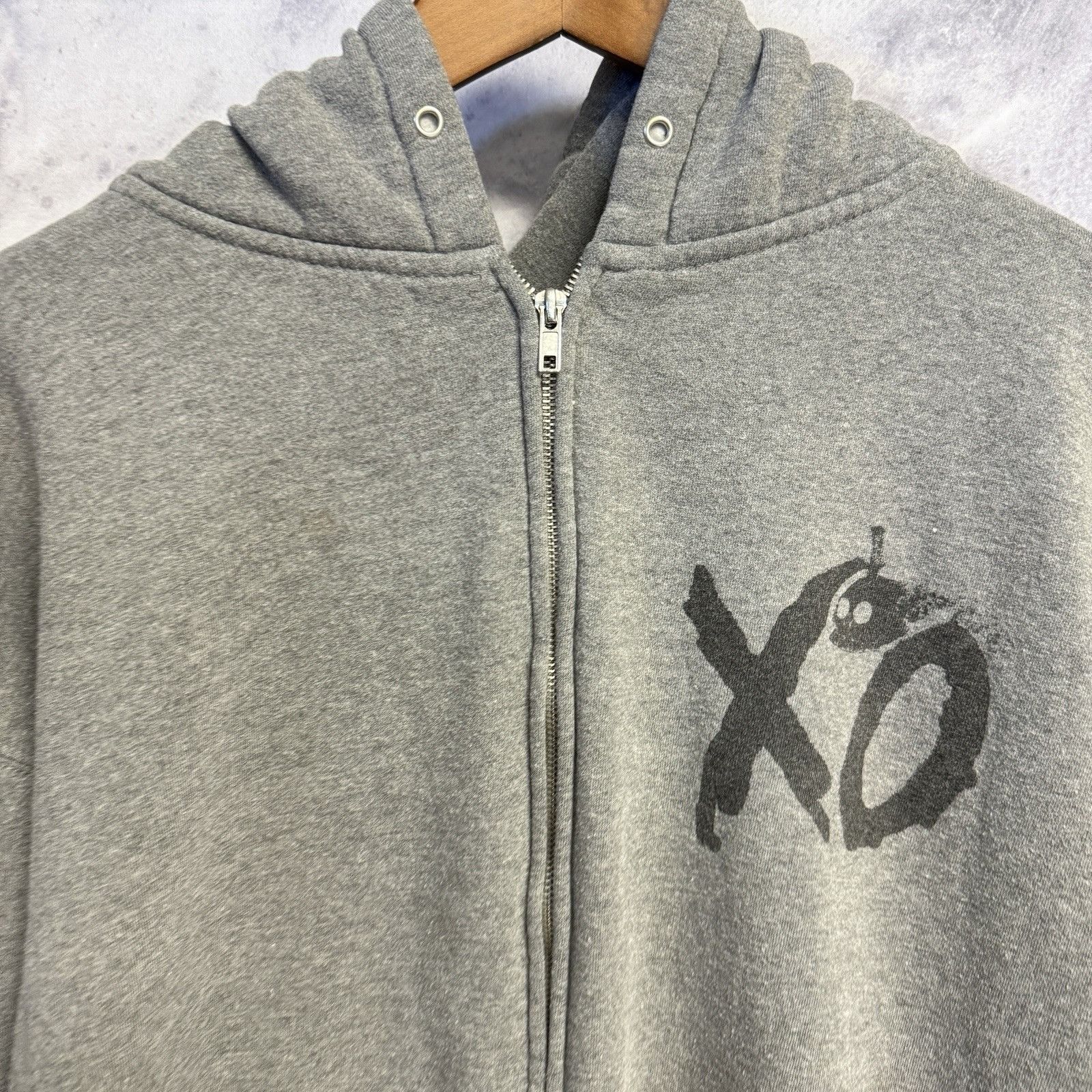 The Weeknd The Weeknd XO Hoodie Sweatshirt Mens XL Gray Full Zip Size US XL / EU 56 / 4 - 3 Thumbnail
