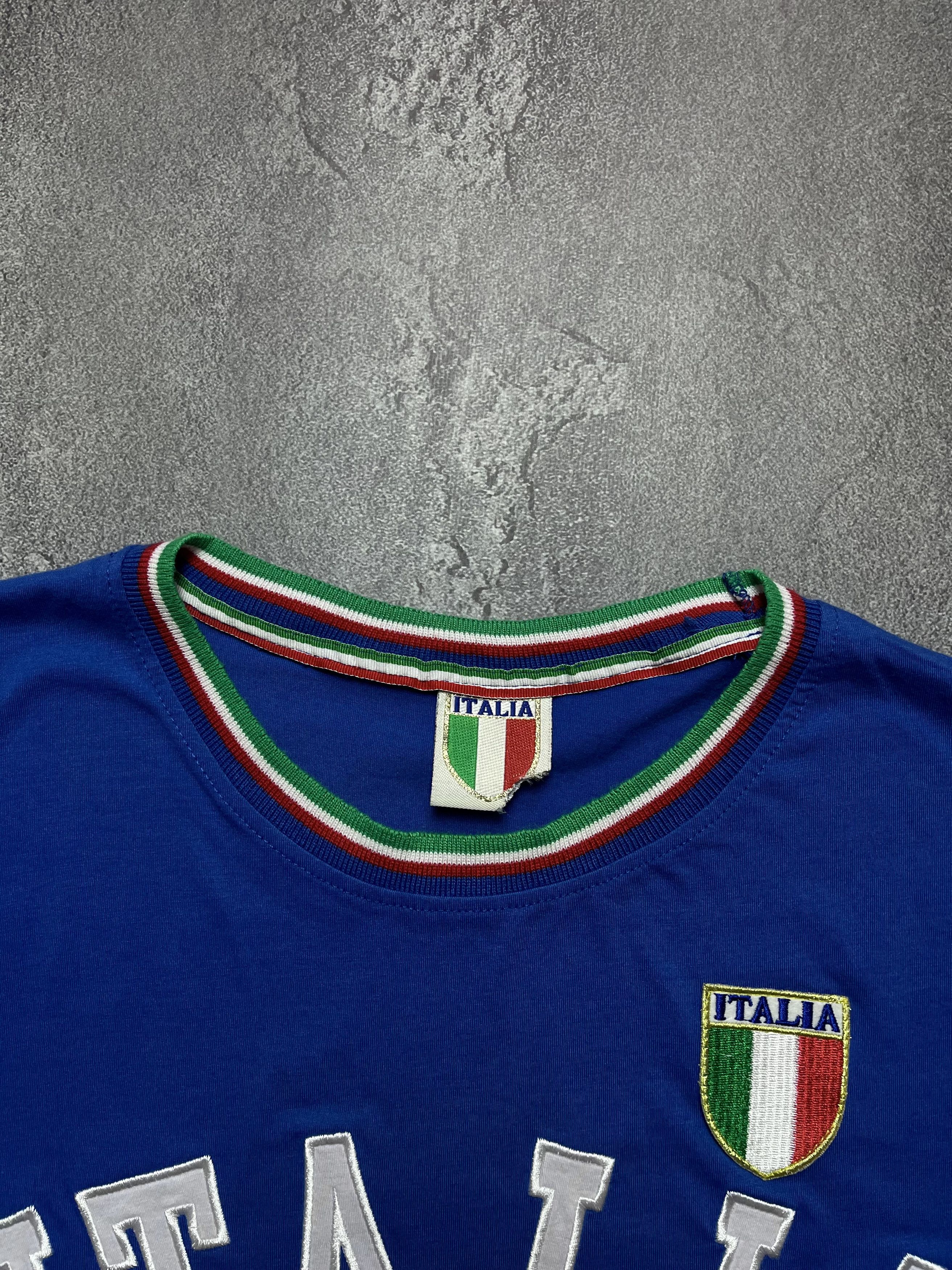Vintage Vintage Italia Tee National Team Big Logo Y2K Mens XL Size US XL / EU 56 / 4 - 4 Thumbnail