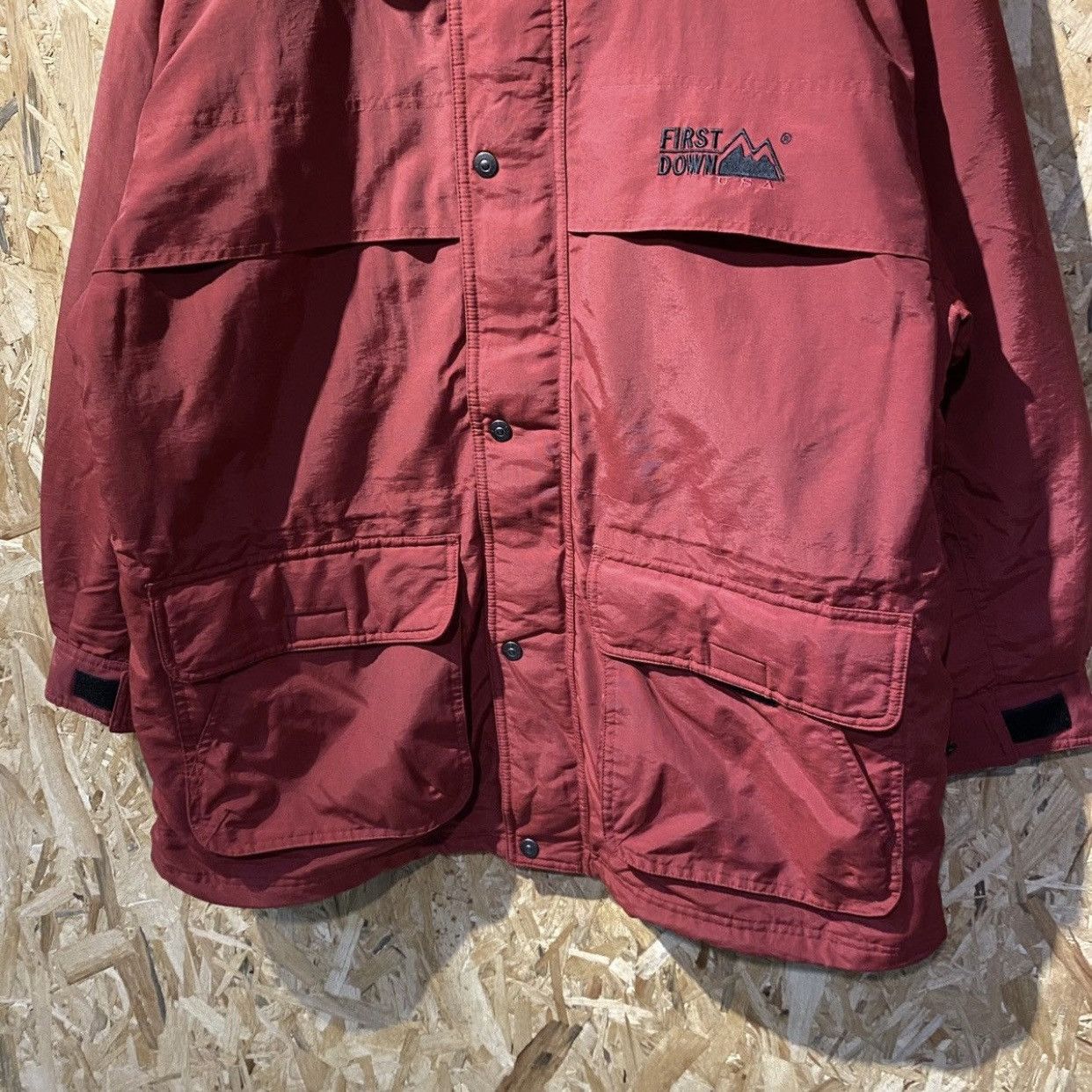 Japanese Brand Vintage First Down USA Outdoor Parka Expedition Jackets Size US XXL / EU 58 / 5 - 6 Thumbnail