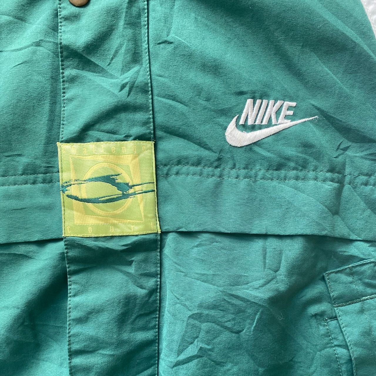 Nike Vintage Nike windbreaker jacket in green and white Size US M / EU 48-50 / 2 - 3 Thumbnail