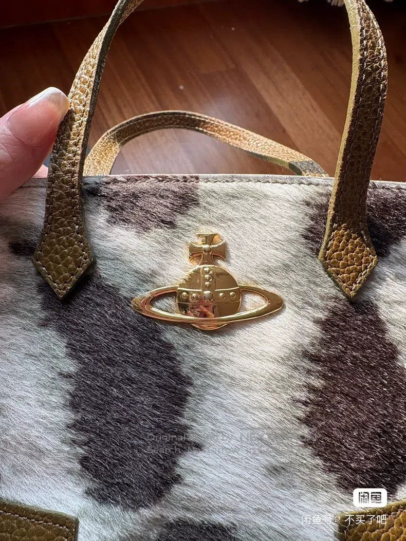 Vivienne Westwood Vivienne Westwood size os Vintage horsehair small tote bag Size ONE SIZE - 8 Thumbnail