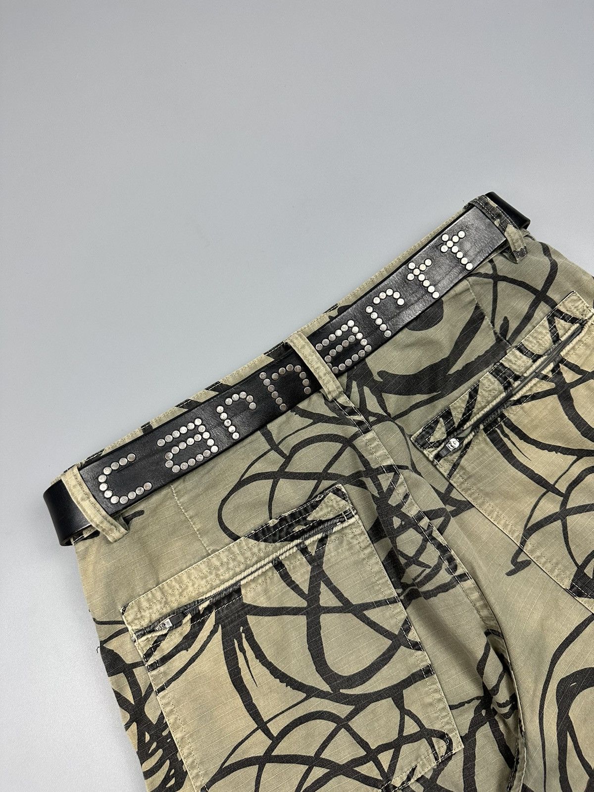 Carhartt × Carhartt Wip Vintage Carhartt WIP Script Studs Leather Belts Size 34 - 1 Thumbnail
