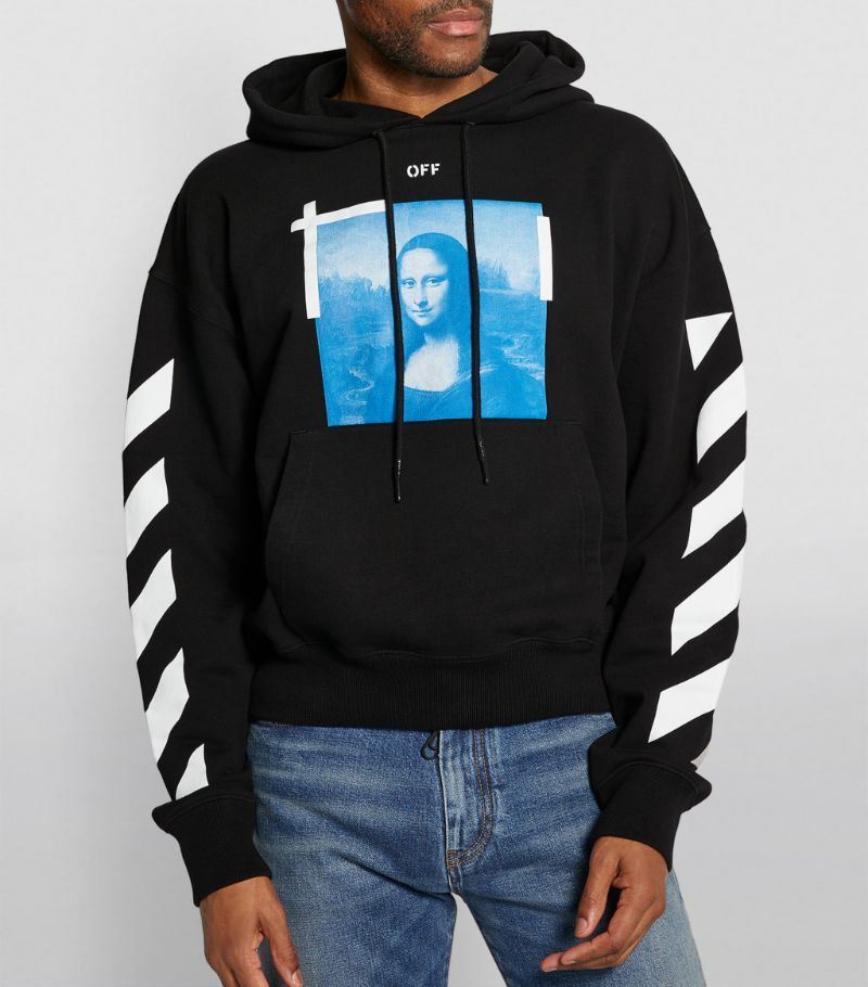 Off-White Black Mona Lisa Arrows Oversized Hoodie Size US XS / EU 42 / 0 - 2 Thumbnail