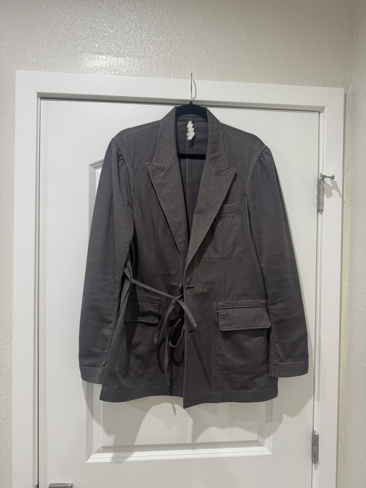 SOSHIOTSUKI Soshiotsuki Drill Cotton Kimono Blazer Size US M / EU 48-50 / 2 - 7 Thumbnail