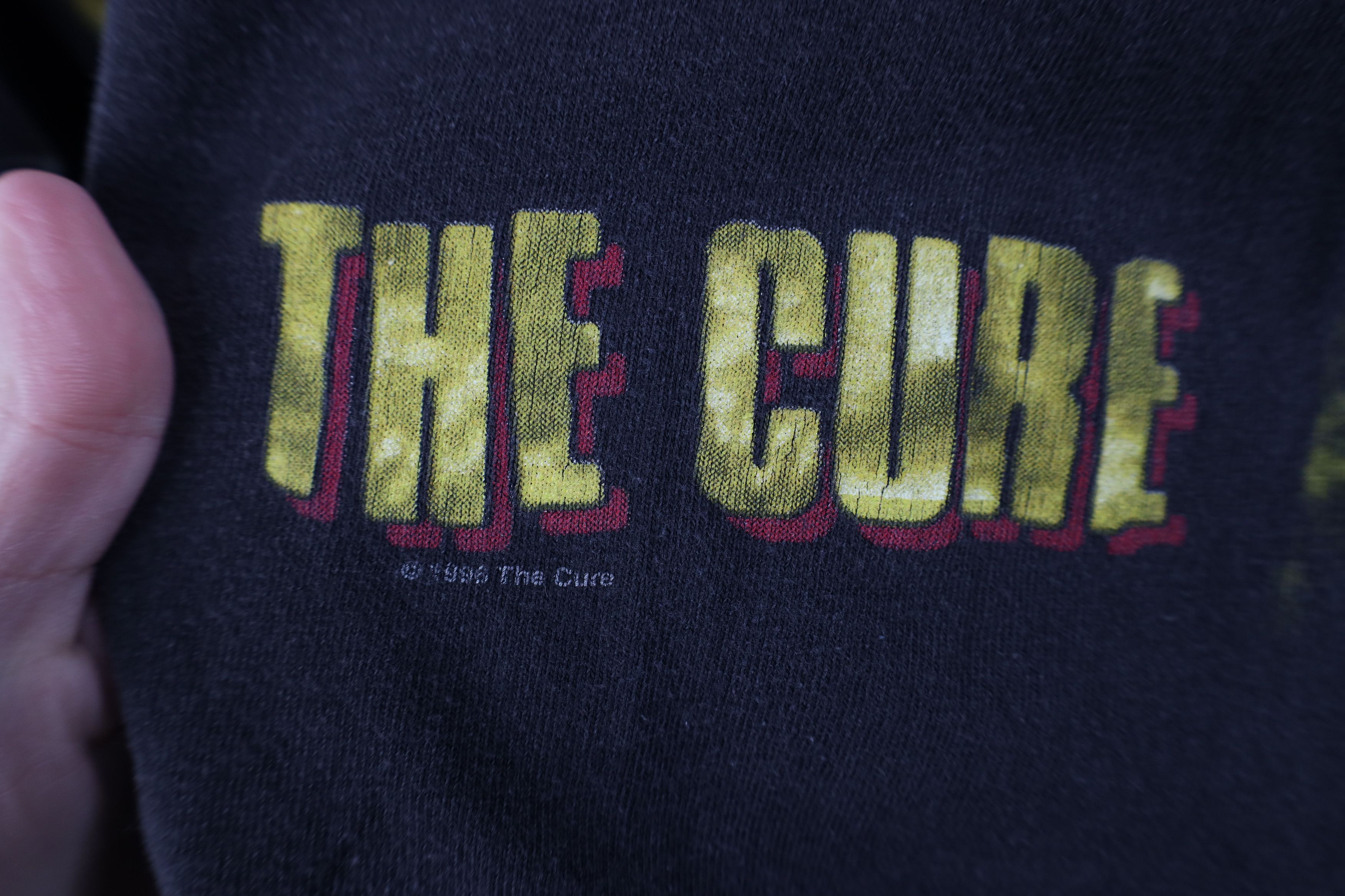 Vintage Vintage 90s 1996 Swing Tour The Cure Band T-Shirt Black USA Size US L / EU 52-54 / 3 - 7 Thumbnail