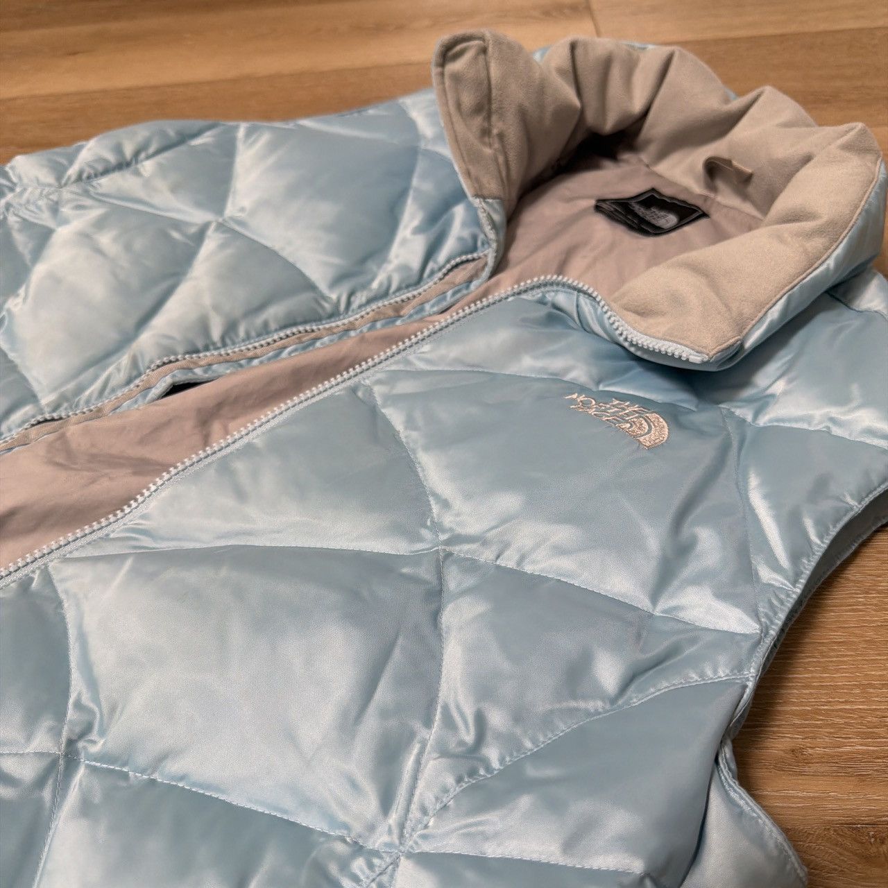 The North Face The North Face baby blue puffer vest Size XL / US 12-14 / IT 48-50 - 2 Thumbnail