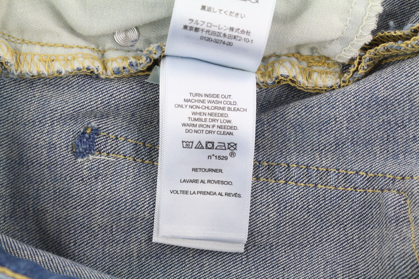 Lauren Ralph Lauren LEGACY W27 High Rise Skinny Ankle Jeans 84701 Size 27" / US 4 / IT 40 - 8 Thumbnail