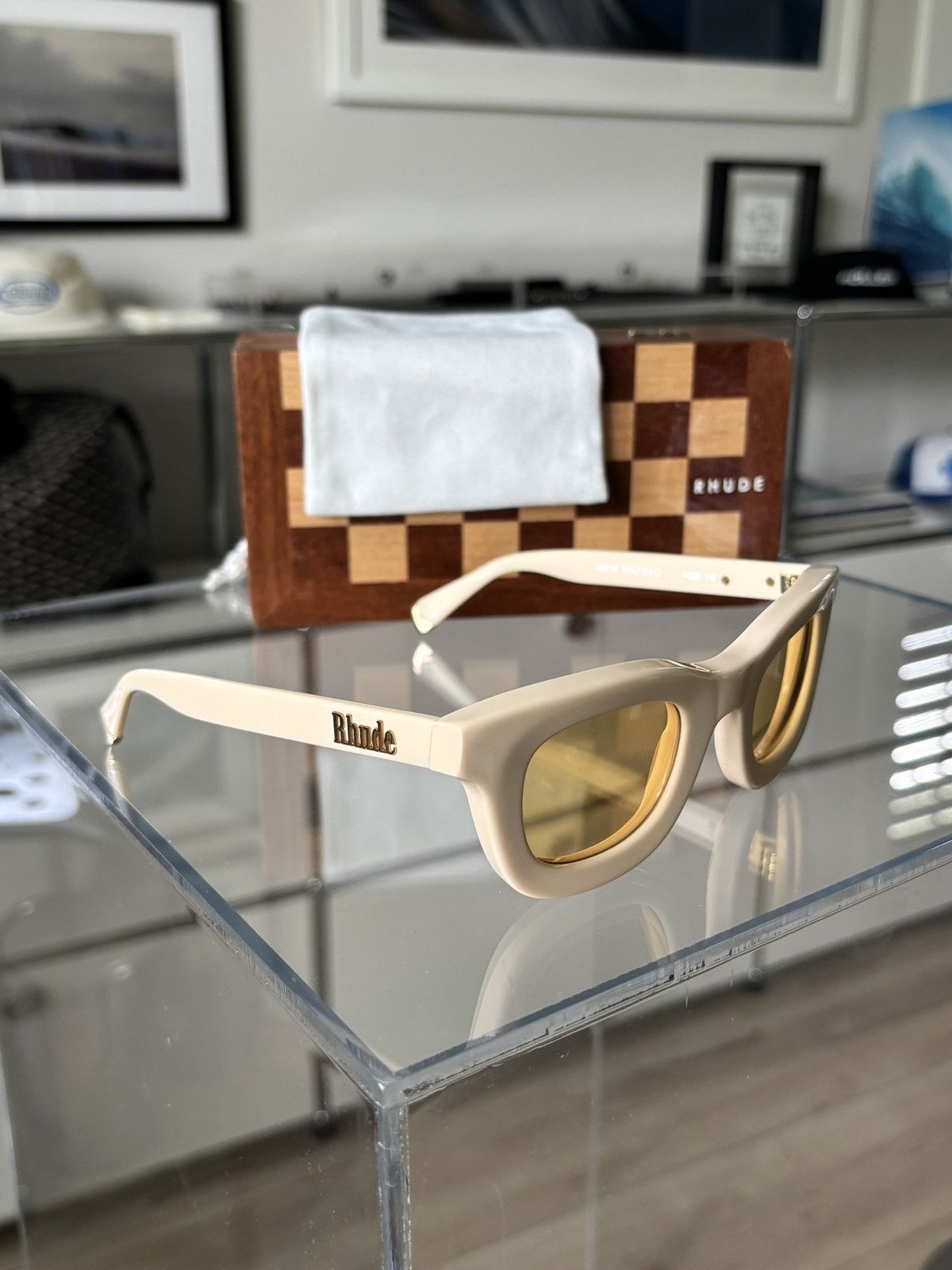 Rhude RHUDE - NEW RHODEO FRAME SUNGLASSES Size ONE SIZE - 8 Thumbnail