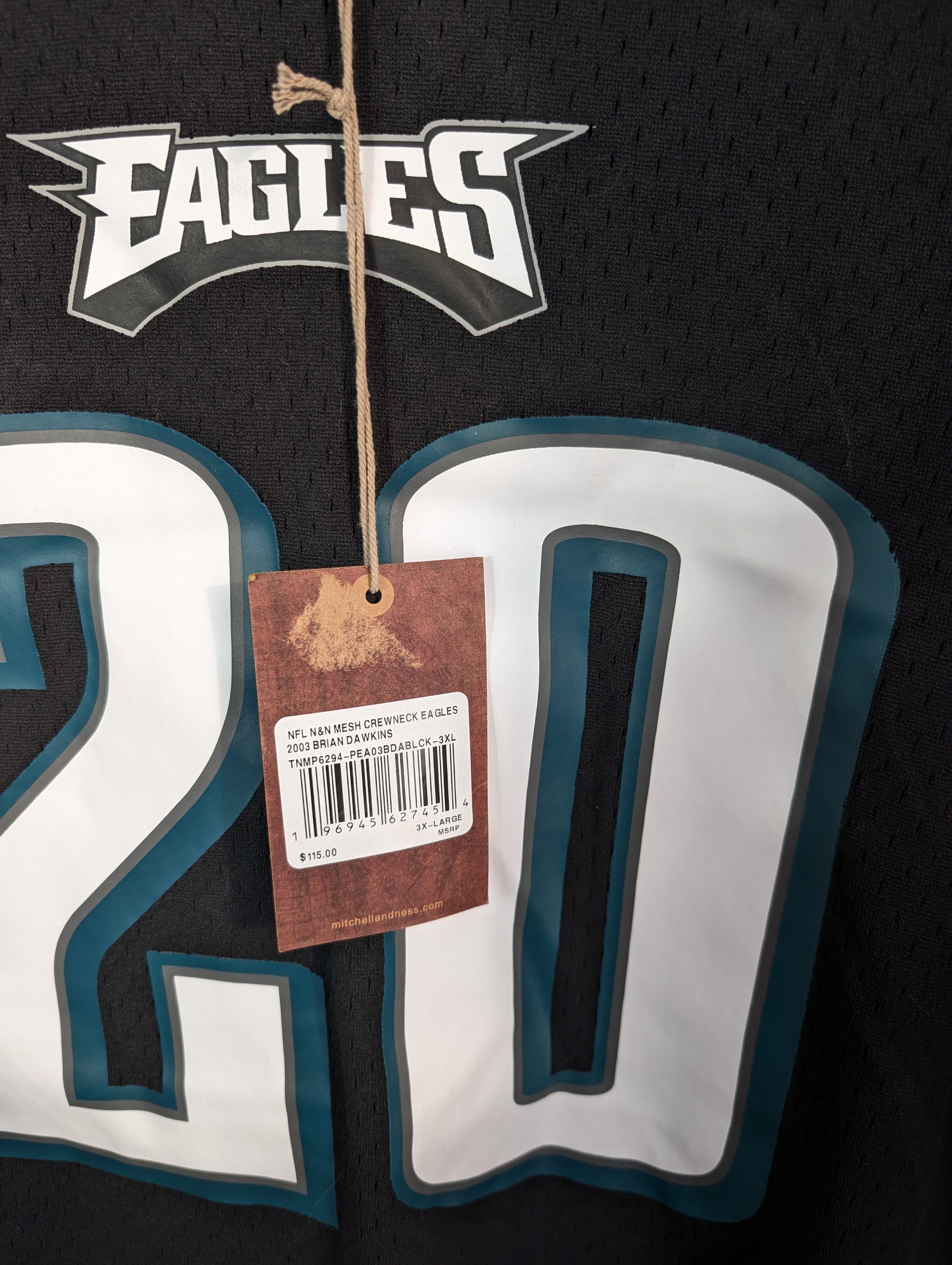 Mitchell & Ness Mitchell & Ness Eagles Brian Dawkins Jersey Baggy Retro Y2K Size US XXL / EU 58 / 5 - 4 Thumbnail