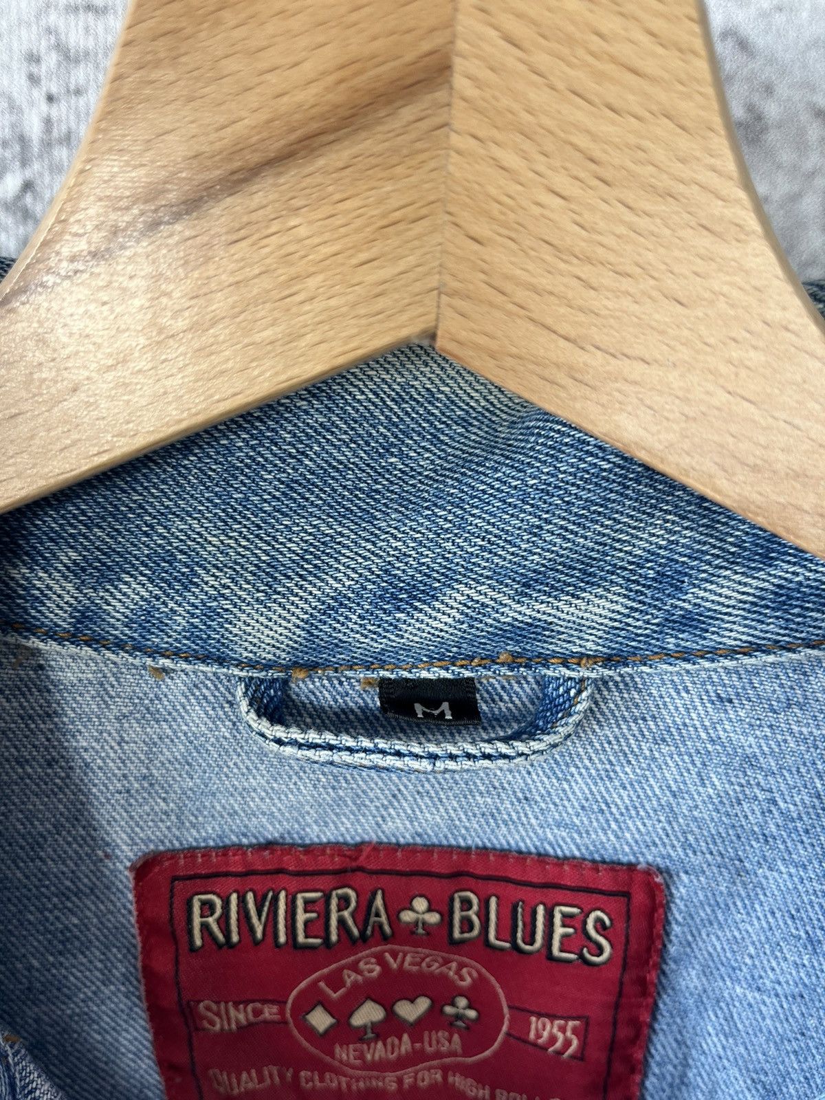 Vintage Las Vegas Riviera Casino Emroidered Denim Jacket M Size US M / EU 48-50 / 2 - 6 Thumbnail