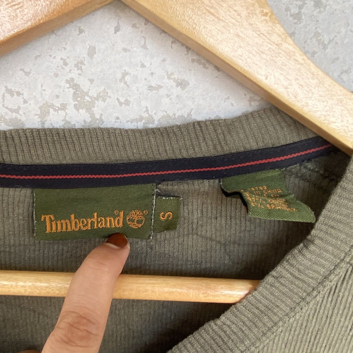 Other Vintage Timberland Long Sleeve T-Shirt Sweatshirt Green Size US S / EU 44-46 / 1 - 7 Thumbnail