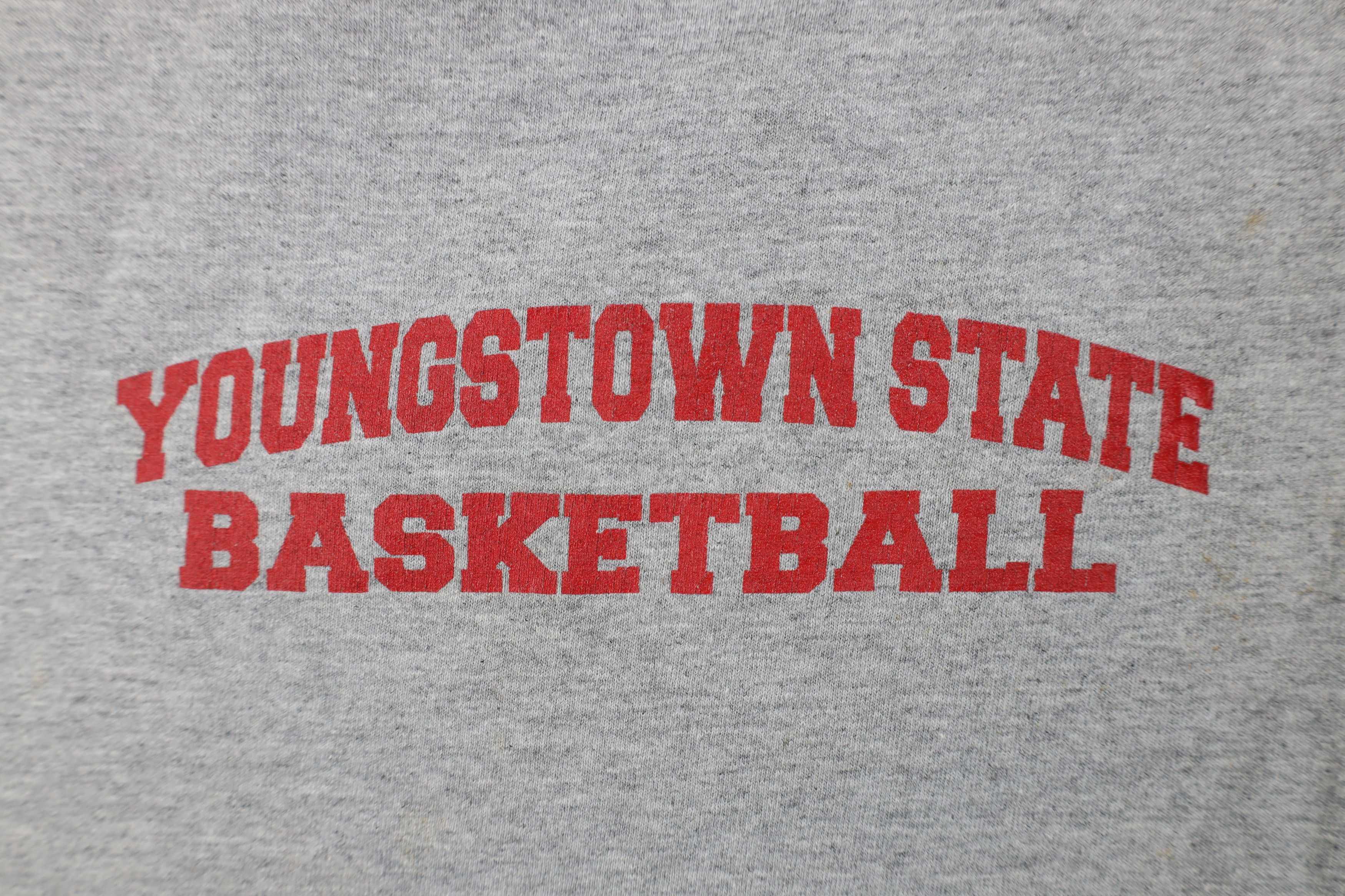 Nike Vintage Nike Mini Swoosh Youngstown State Basketball T-Shirt Size US L / EU 52-54 / 3 - 4 Thumbnail