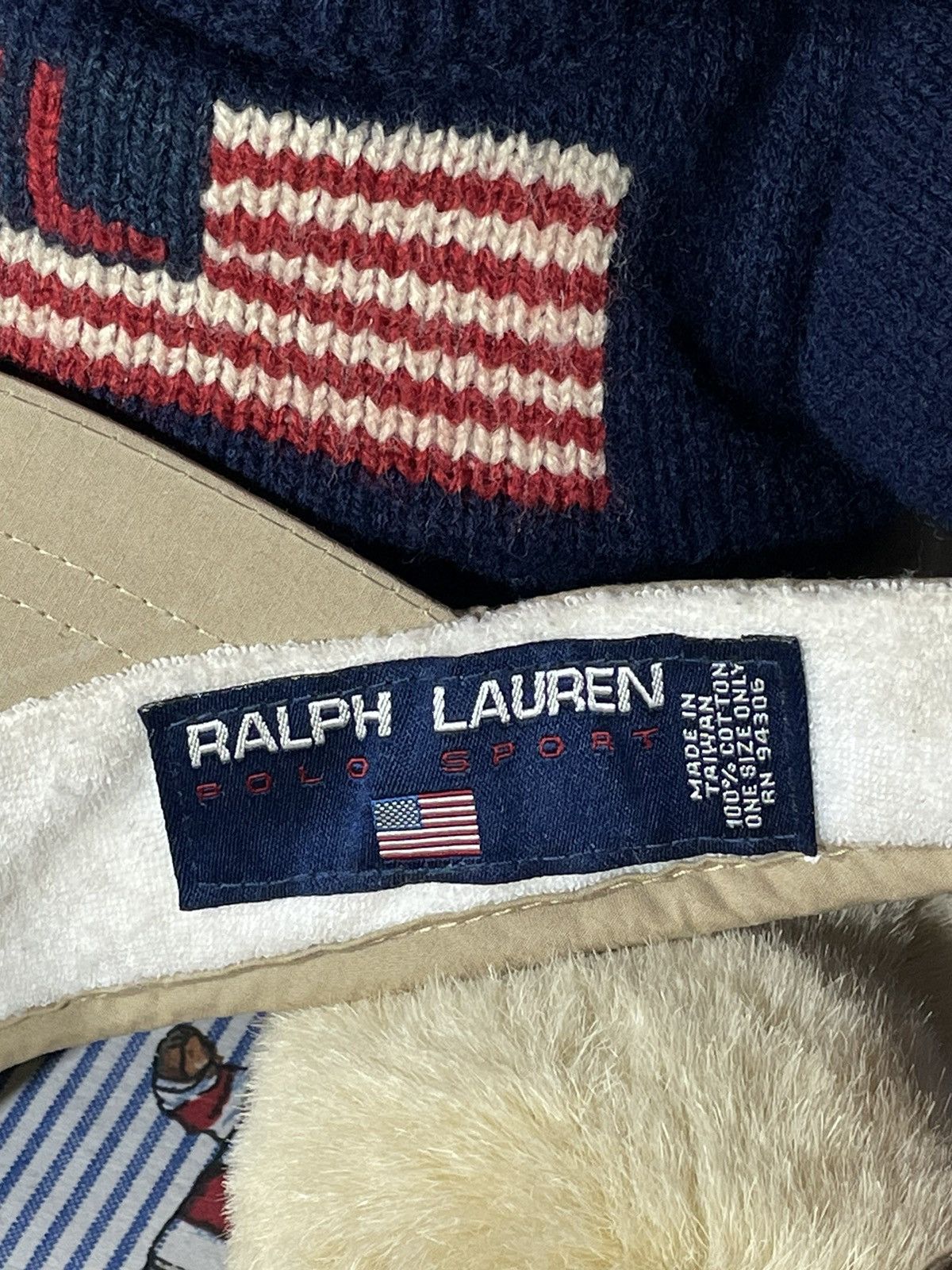 Polo Ralph Lauren × RRL Ralph Lauren × Ralph Lauren Visor Polo Sport OG Vintage Size ONE SIZE - 10 Thumbnail