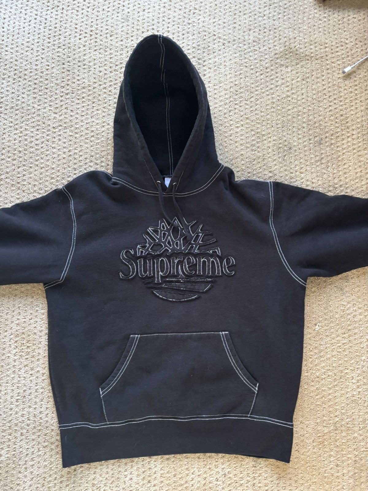 Supreme × Timberland Supreme x Timberland Hoodie Size US S / EU 44-46 / 1 - 1 Thumbnail