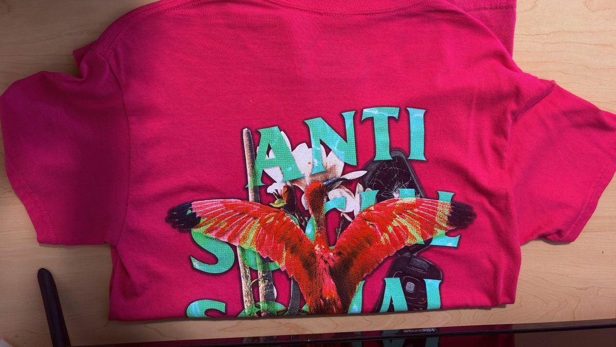 Anti Social Social Club Anti Social Club Pink T- shirt Size M / US 6-8 / IT 42-44 - 4 Thumbnail
