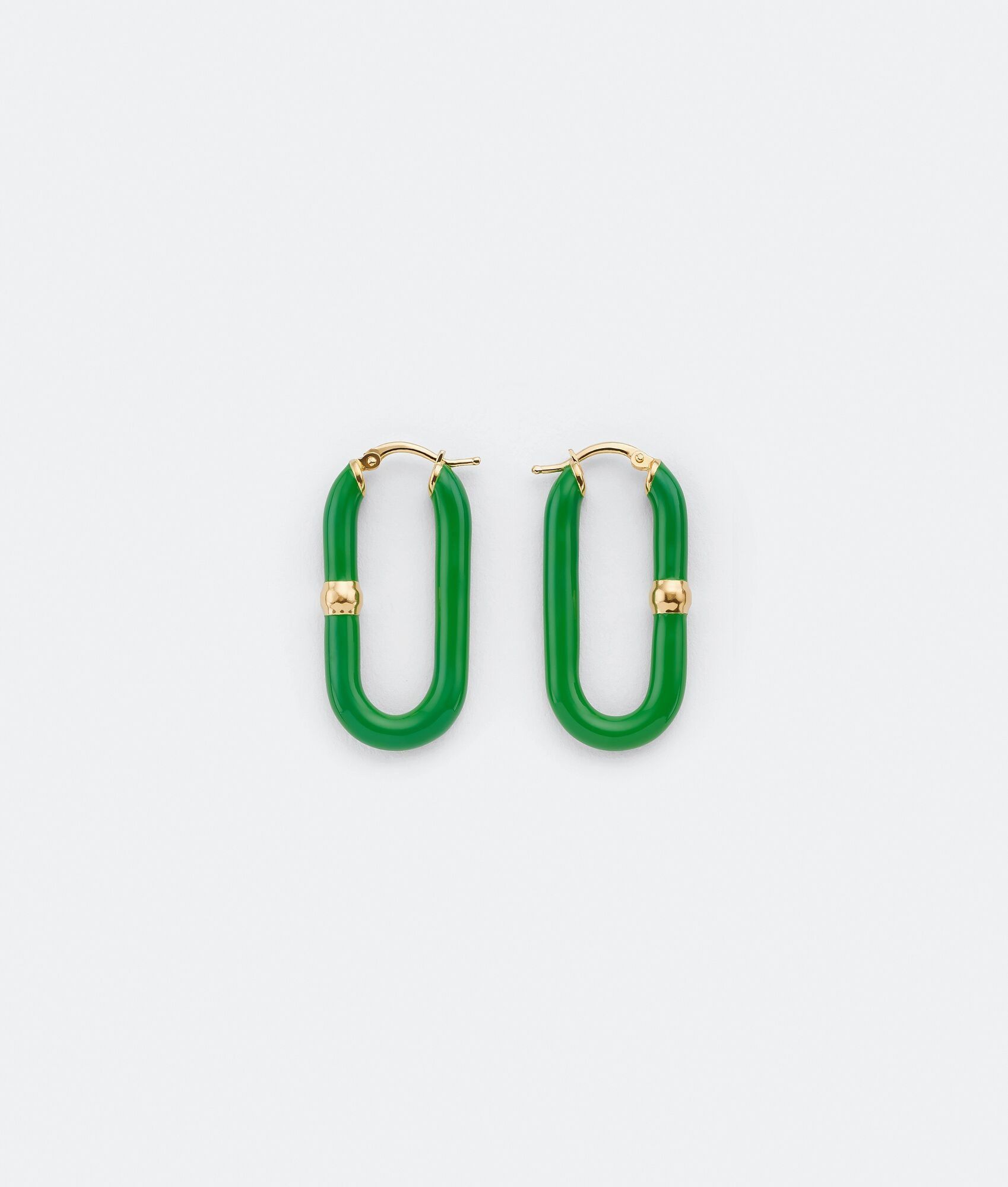 Bottega Veneta o1n1vont1124 Size: OS / Chains Earrings in Green Size ONE SIZE - 1 Thumbnail