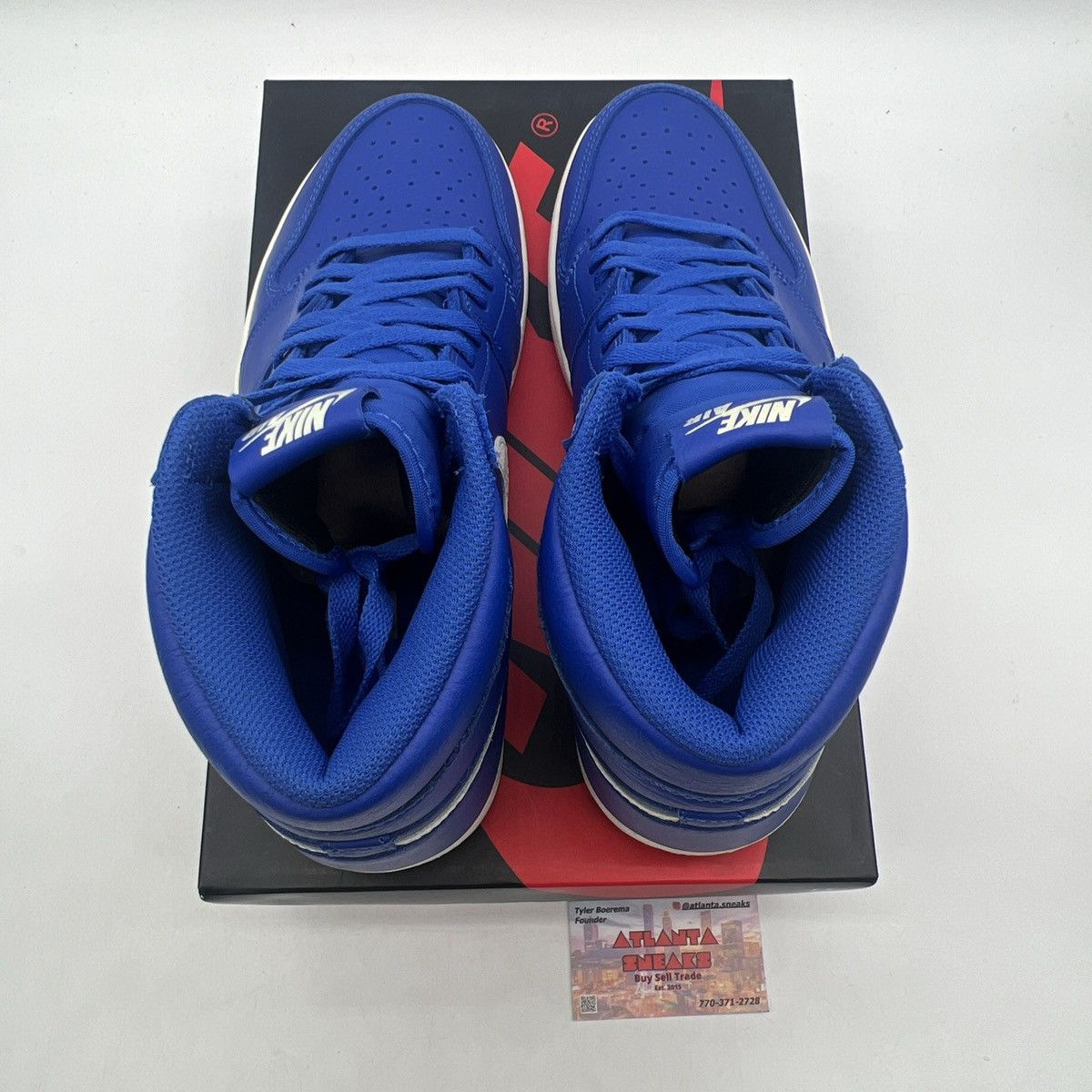 Nike Air Jordan 1 High hyper royal Size US 11.5 / EU 44-45 - 7 Thumbnail