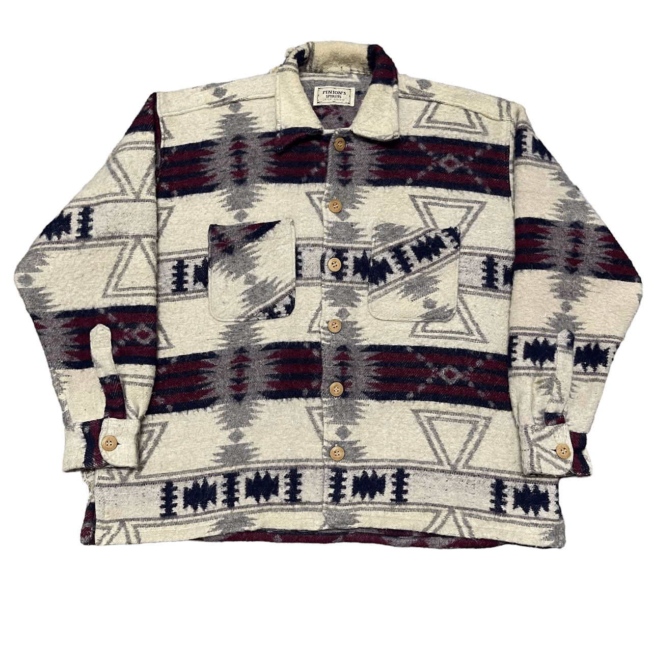 Pendleton Vintage Pinion Spirit Navajo Native Wool Button Jacket Size US L / EU 52-54 / 3 - 1 Thumbnail