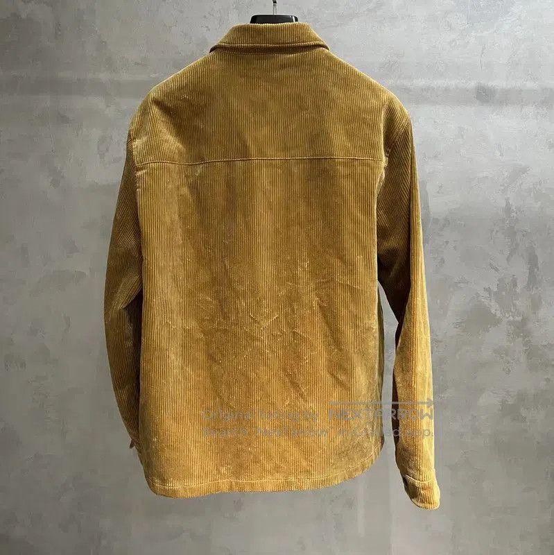 Prada Prada Men's Mustard Cotton Shirt. Size US L / EU 52-54 / 3 - 5 Thumbnail