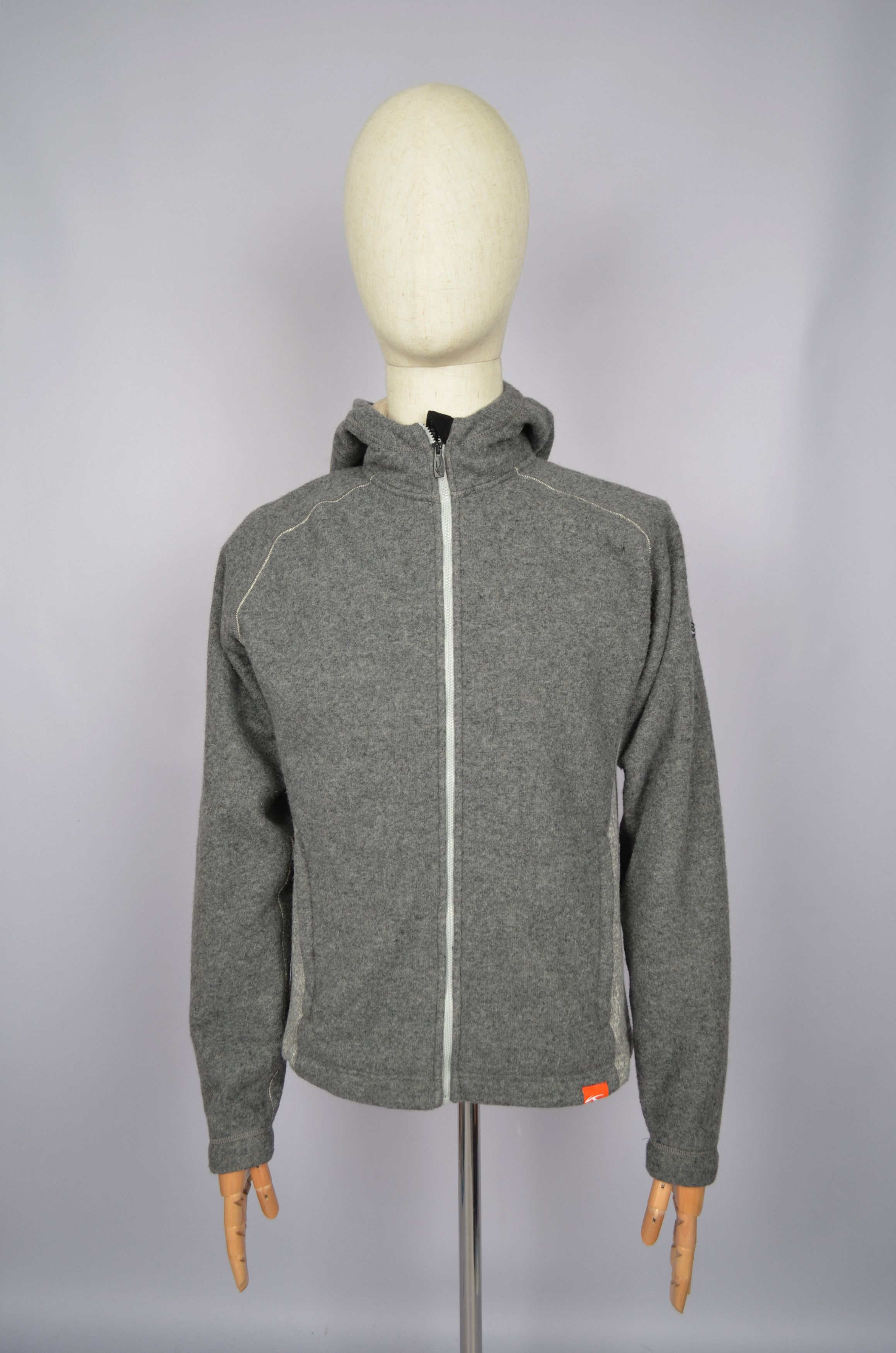 Designer × KJUS KJUS Mellow Grey Wool Blend Hoodie Jacket Size S Size US S / EU 44-46 / 1 - 4 Thumbnail