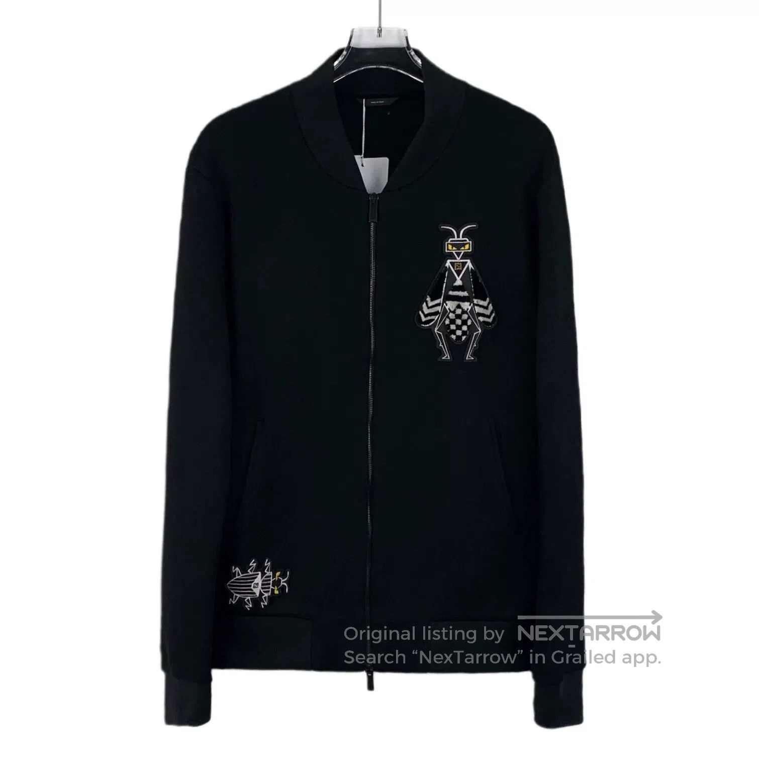 Fendi fendi black zipper long sleeve jacket. Size US S / EU 44-46 / 1 - 1 Thumbnail