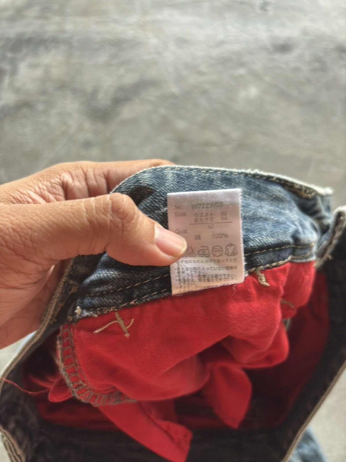 If Six Was Nine BACK VINTAGE japanese denim rusty washed punk grunge style Size US 32 / EU 48 - 6 Thumbnail
