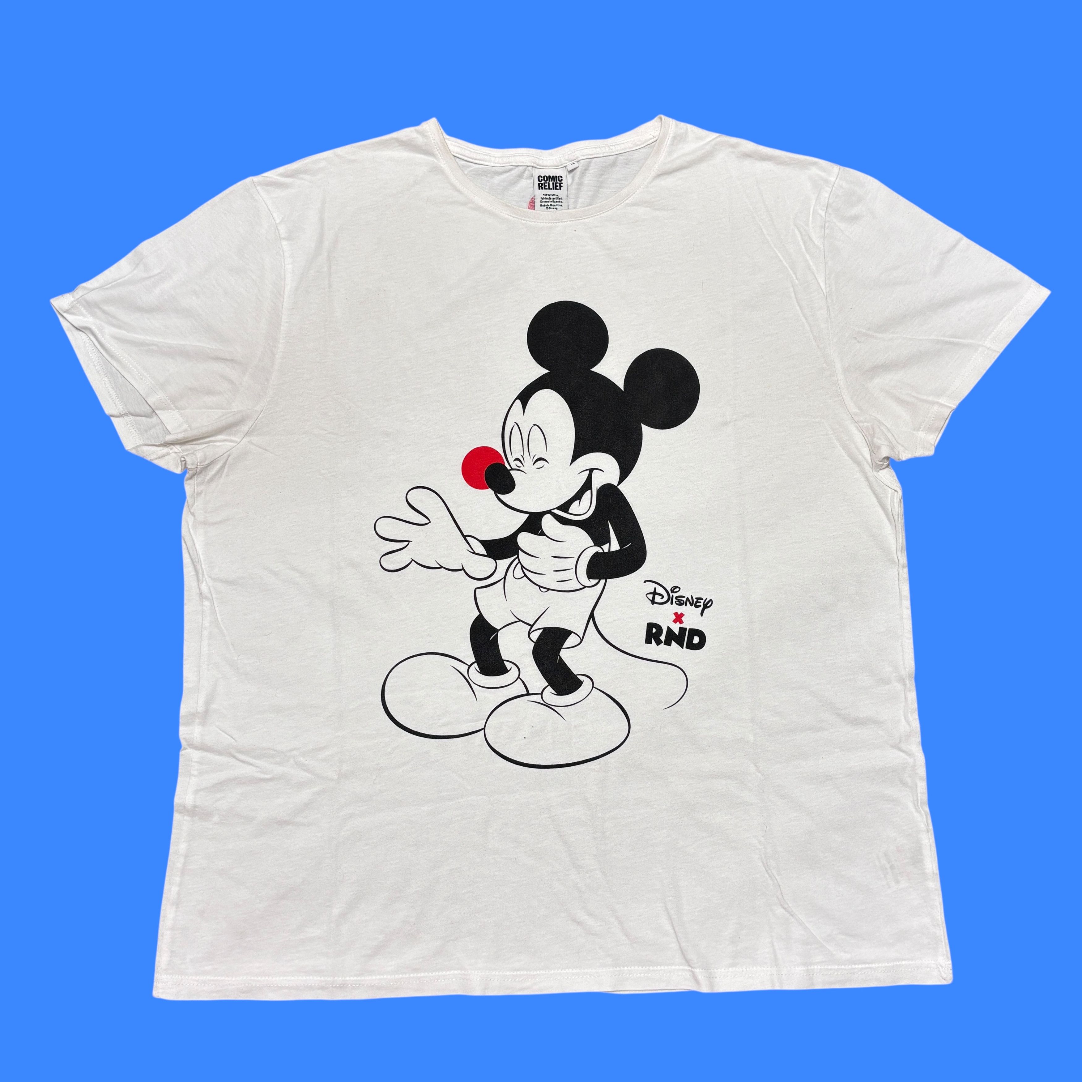 Cartoon Network × Disney × Mickey Mouse Mickey Mouse Shirt Comic Relief Red Nose Day Disney Cartoon Size US XL / EU 56 / 4 - 1 Thumbnail