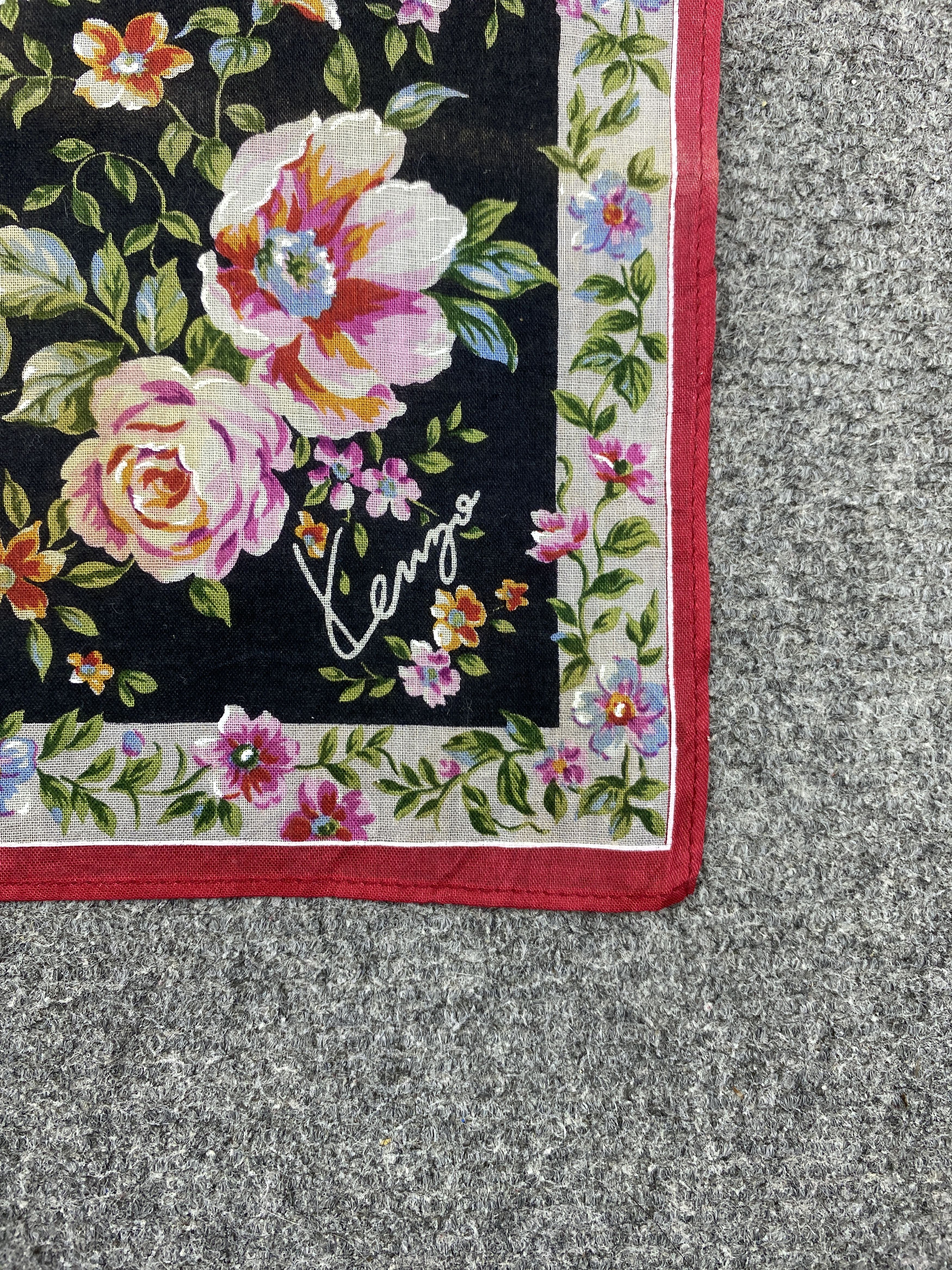 Kenzo Vintage Kenzo Handkerchief / Neckerchief HKC1148 Size ONE SIZE - 5 Thumbnail