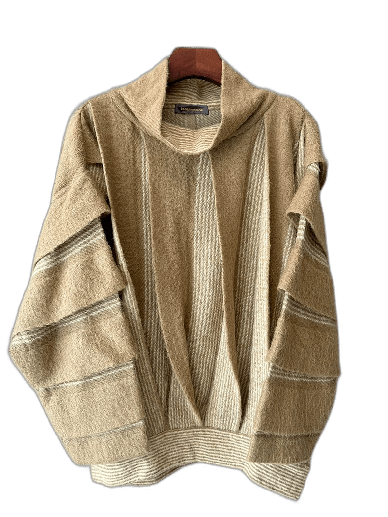 Issey Miyake issey miyake beige twisted layer sweater Size US M / EU 48-50 / 2 - 1 Thumbnail
