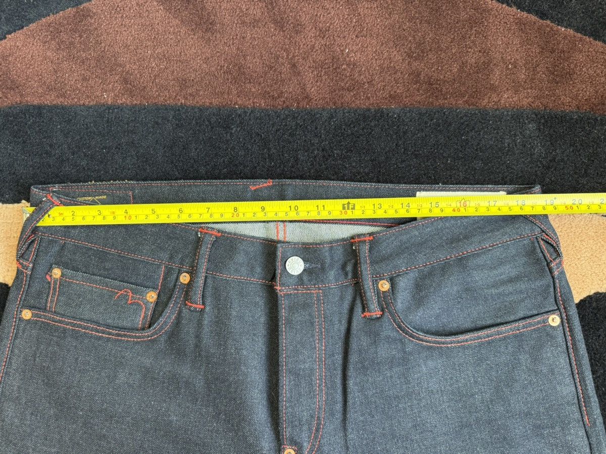 Evisu EVISU red painting daicock style jeans！size：36x34 Size US 36 / EU 52 - 9 Thumbnail