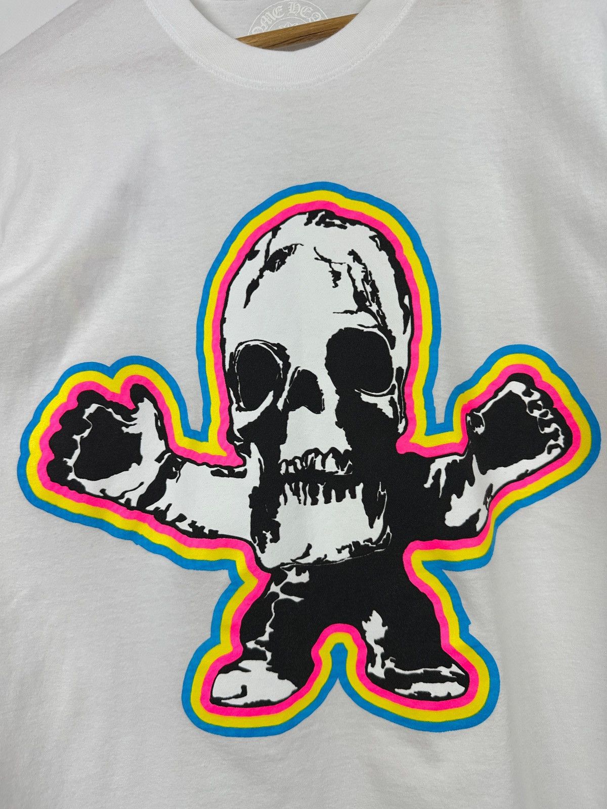 Chrome Hearts Chrome Hearts Foti Rainbow Skull White T-Shirt Size US M / EU 48-50 / 2 - 10 Thumbnail