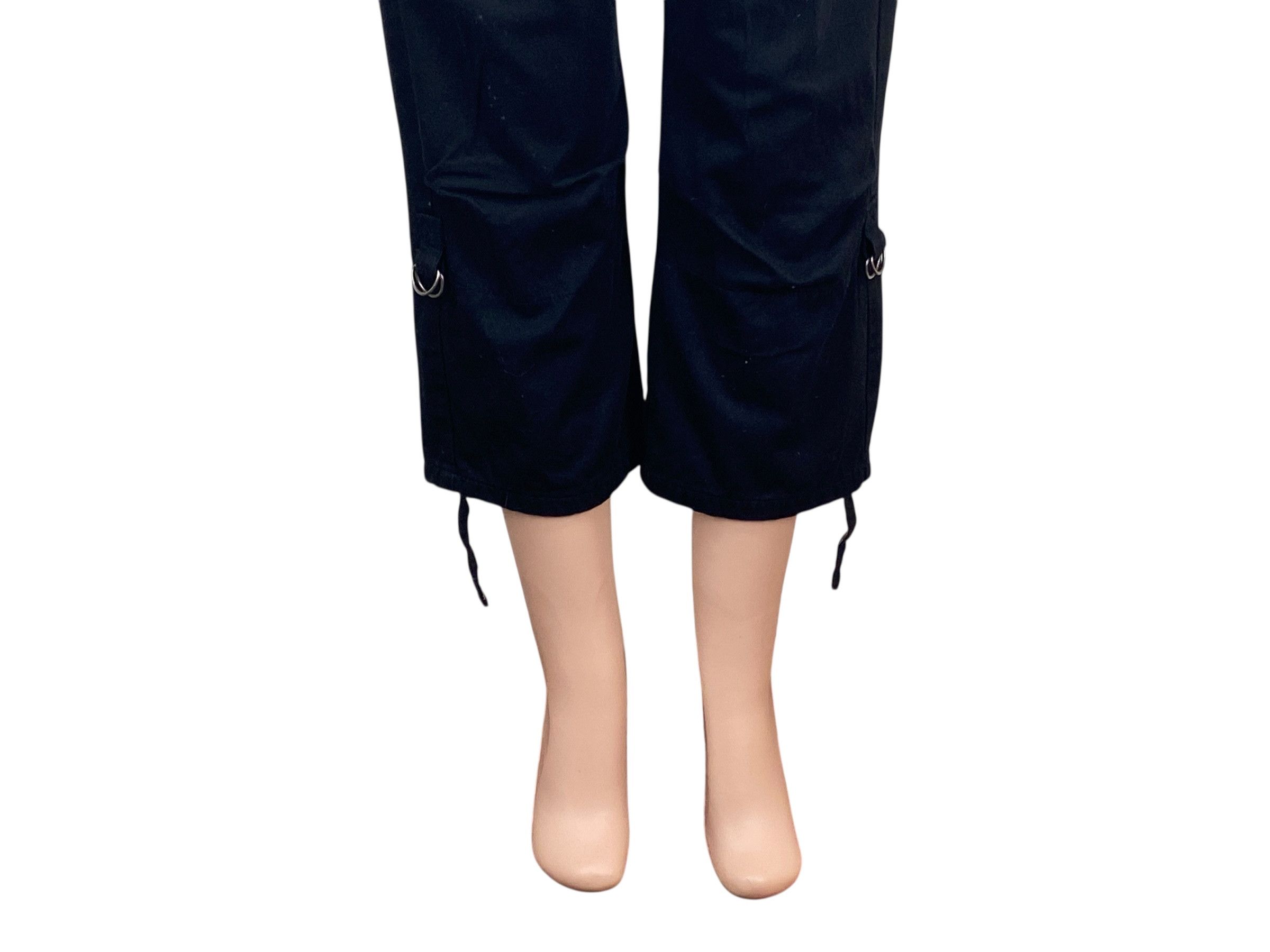 Japanese Brand Nylaus Cropped Pants Goth Punk Cropped Size US 31 - 4 Thumbnail