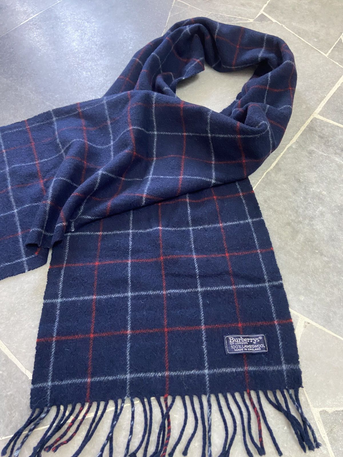 Burberry Burberry London Lambswool Muffler Scarf Size ONE SIZE - 3 Thumbnail