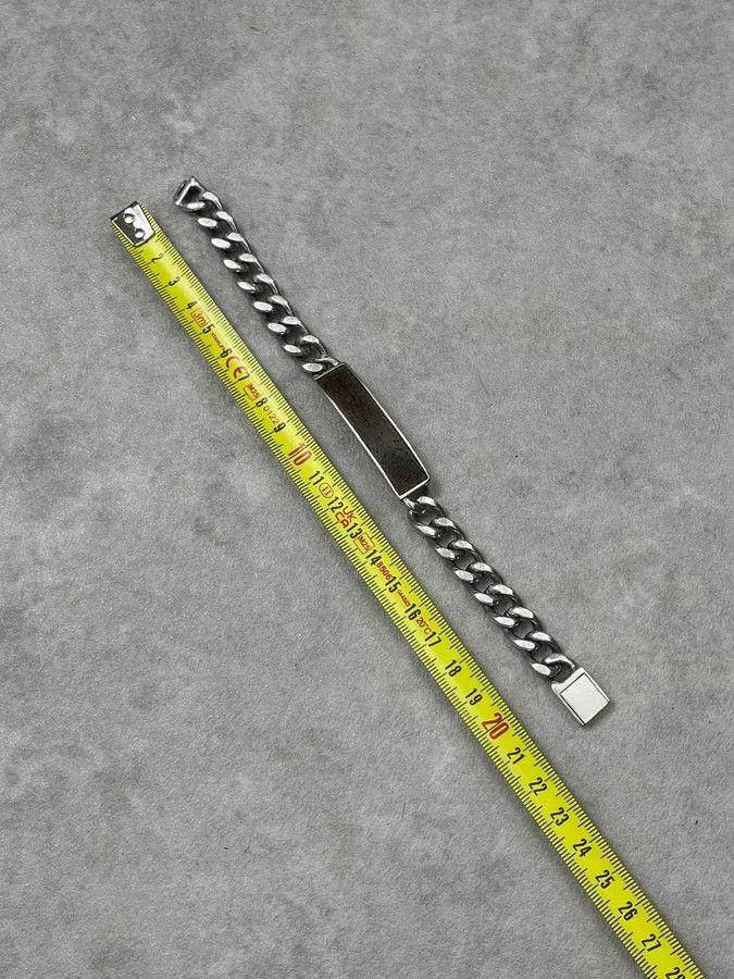 Maison Margiela AW2010 Maison Margiela Grey Cuban Link Armband Bracelet Size ONE SIZE - 9 Thumbnail