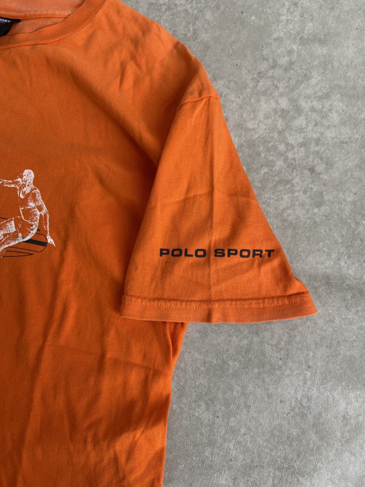Polo Ralph Lauren × U.S. Polo Assn. × Vintage VTG Ralph Lauren Polo Sport Surf T Shirt Orange Size US M / EU 48-50 / 2 - 4 Thumbnail