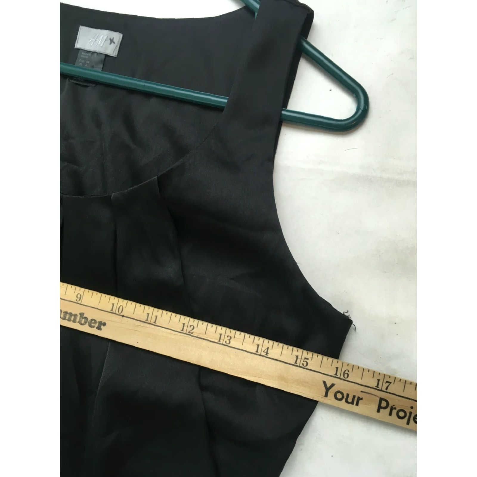 H&M H&M Dress Women’s Size 4 Black Scoop Neck Knee Length Sleeveless Pullover Ruffle Size S / US 4 / IT 40 - 3 Thumbnail