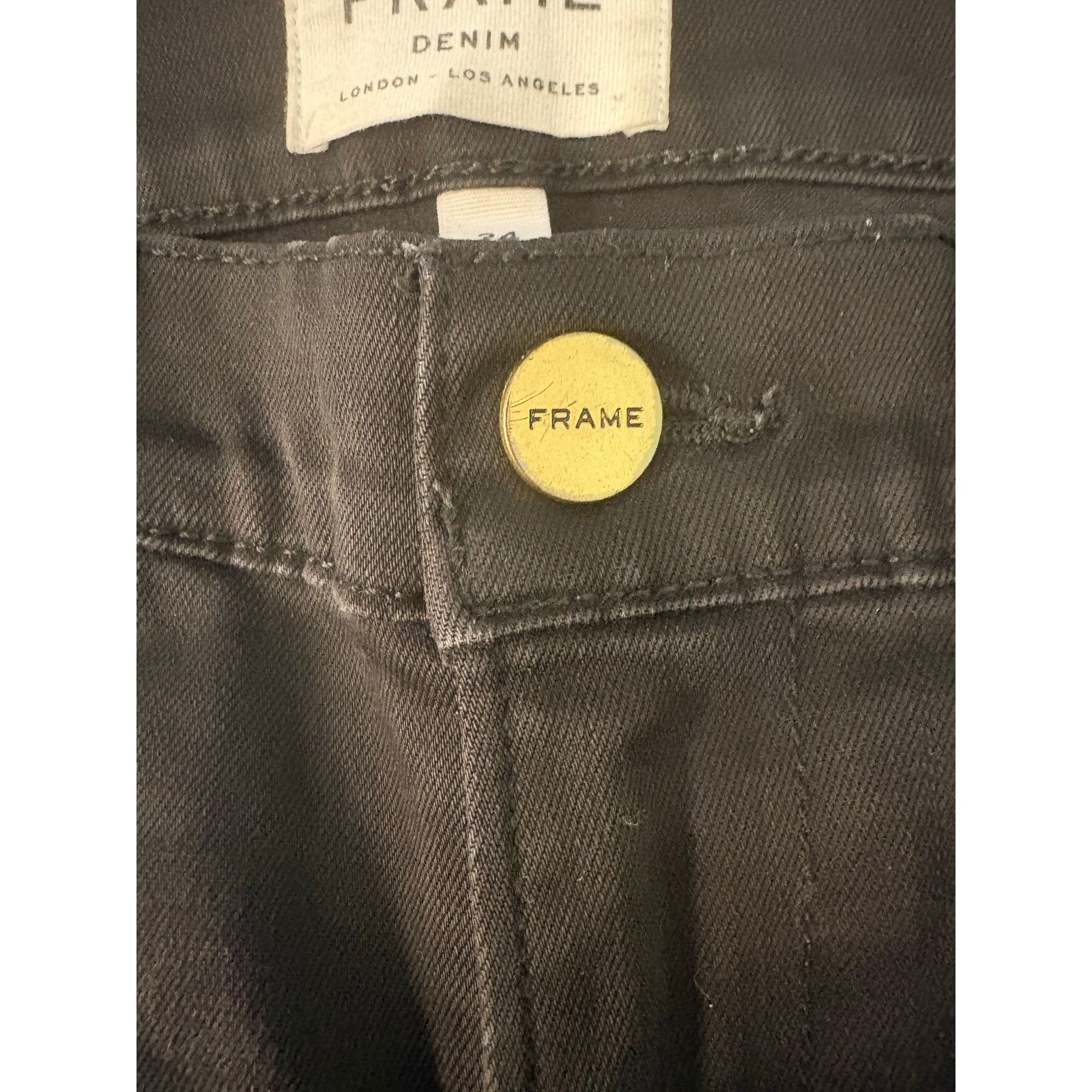 Frame Frame Black High Skinny Jeans Size 24 Size 24" / US 00 / IT 34 - 4 Thumbnail
