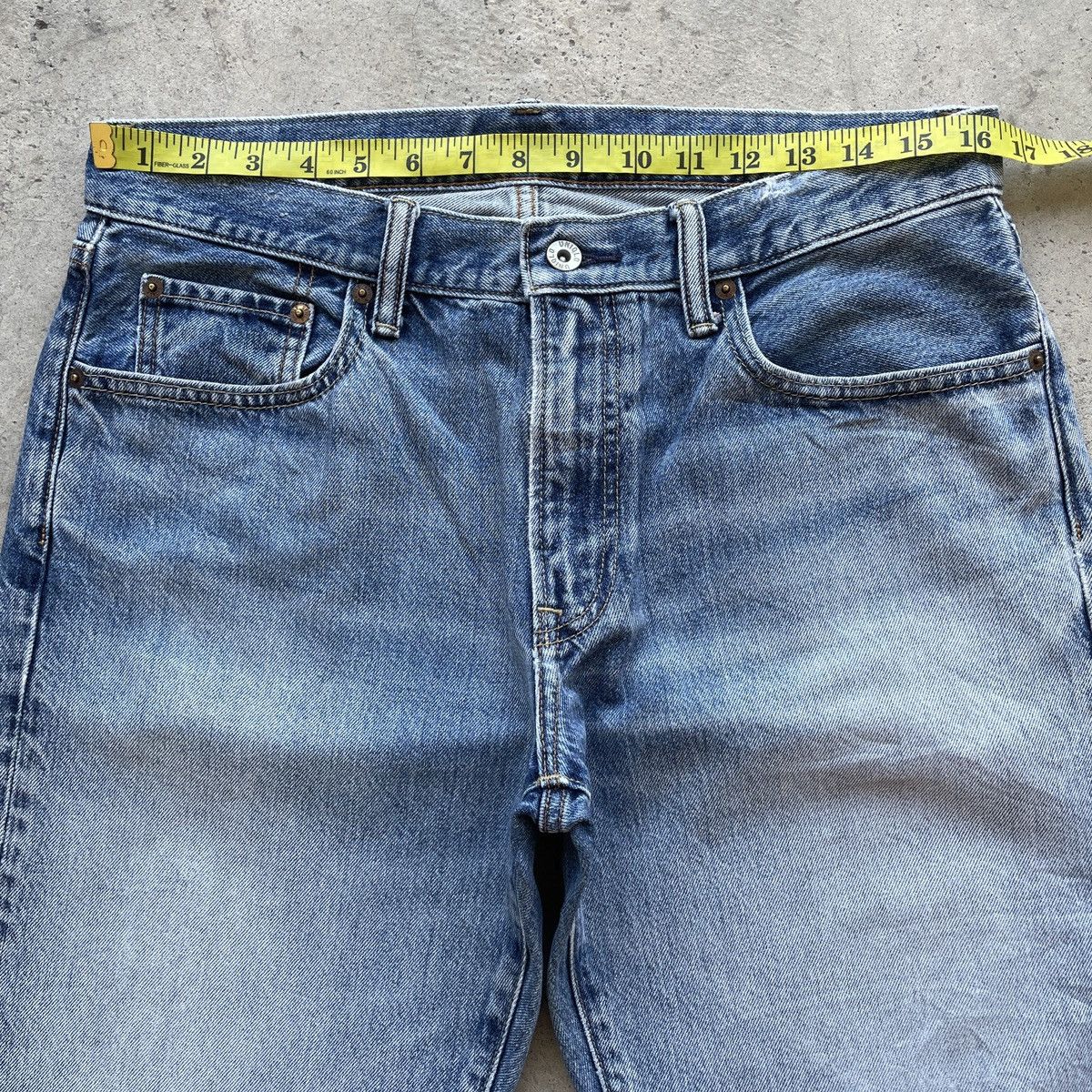 Japanese Brand W33💥 Vintage Japanese Faded Blue Wash Denim Jeans Pants Size US 33 - 5 Thumbnail