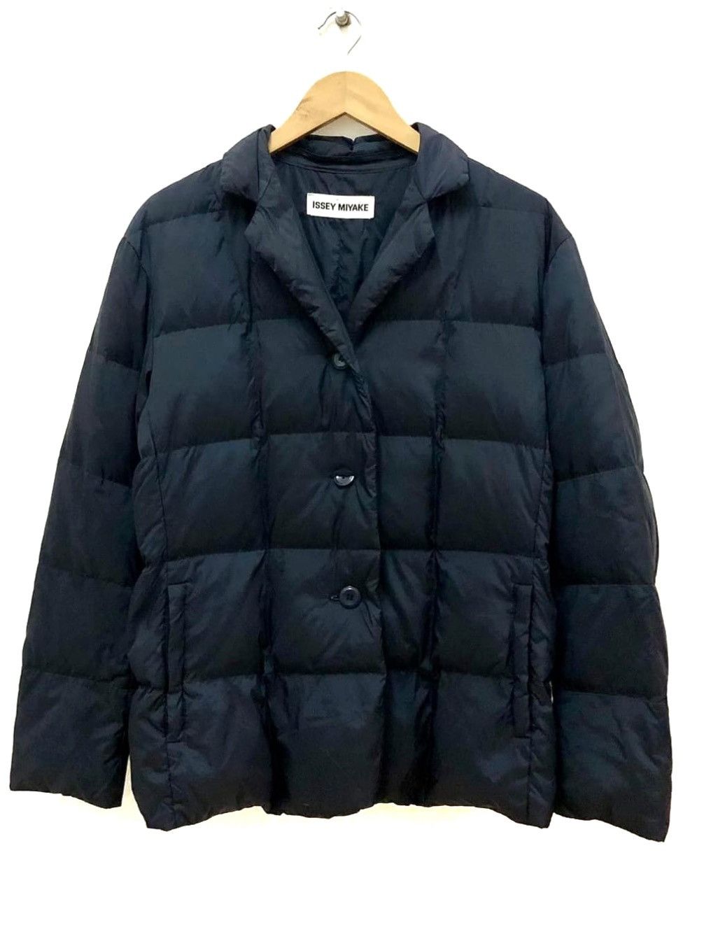 Issey Miyake ISSEY MIYAKE Faux Fur Collar Detachable Down Jacket Black Size L / US 10 / IT 46 - 3 Thumbnail