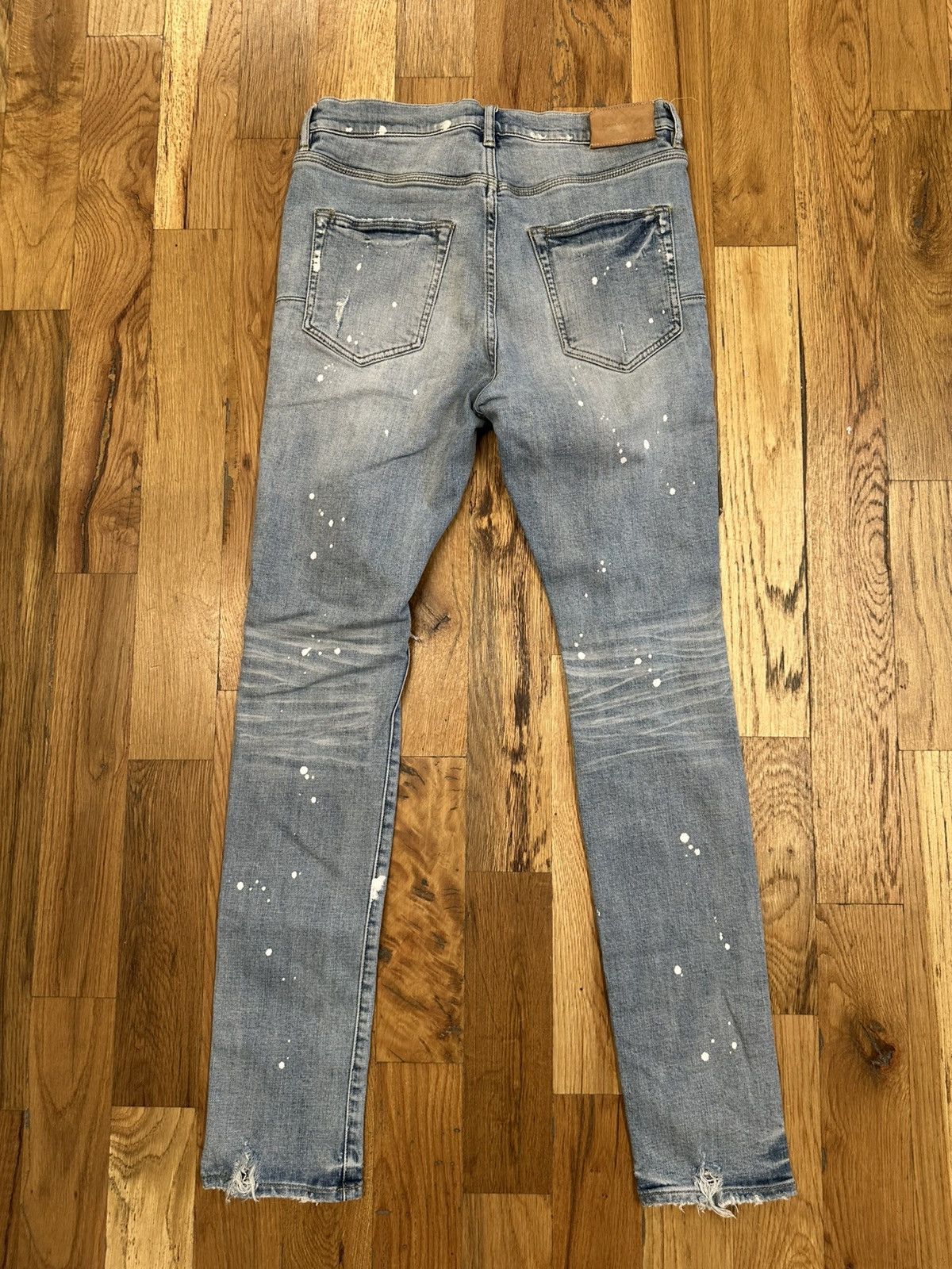 Purple Brand Purple Brand Distressed Blue Denim Jeans Size 31 Size US 31 - 2 Thumbnail