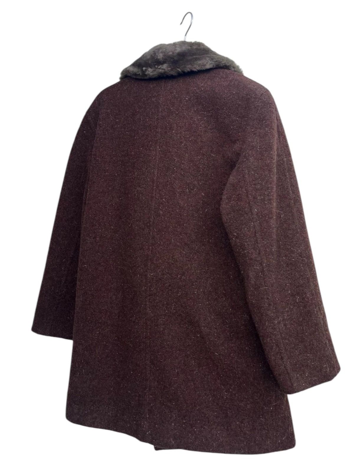 Kenzo Kenzo Classic Double-breasted Silhouette Lamb Collar Coat Size S / US 4 / IT 40 - 7 Thumbnail