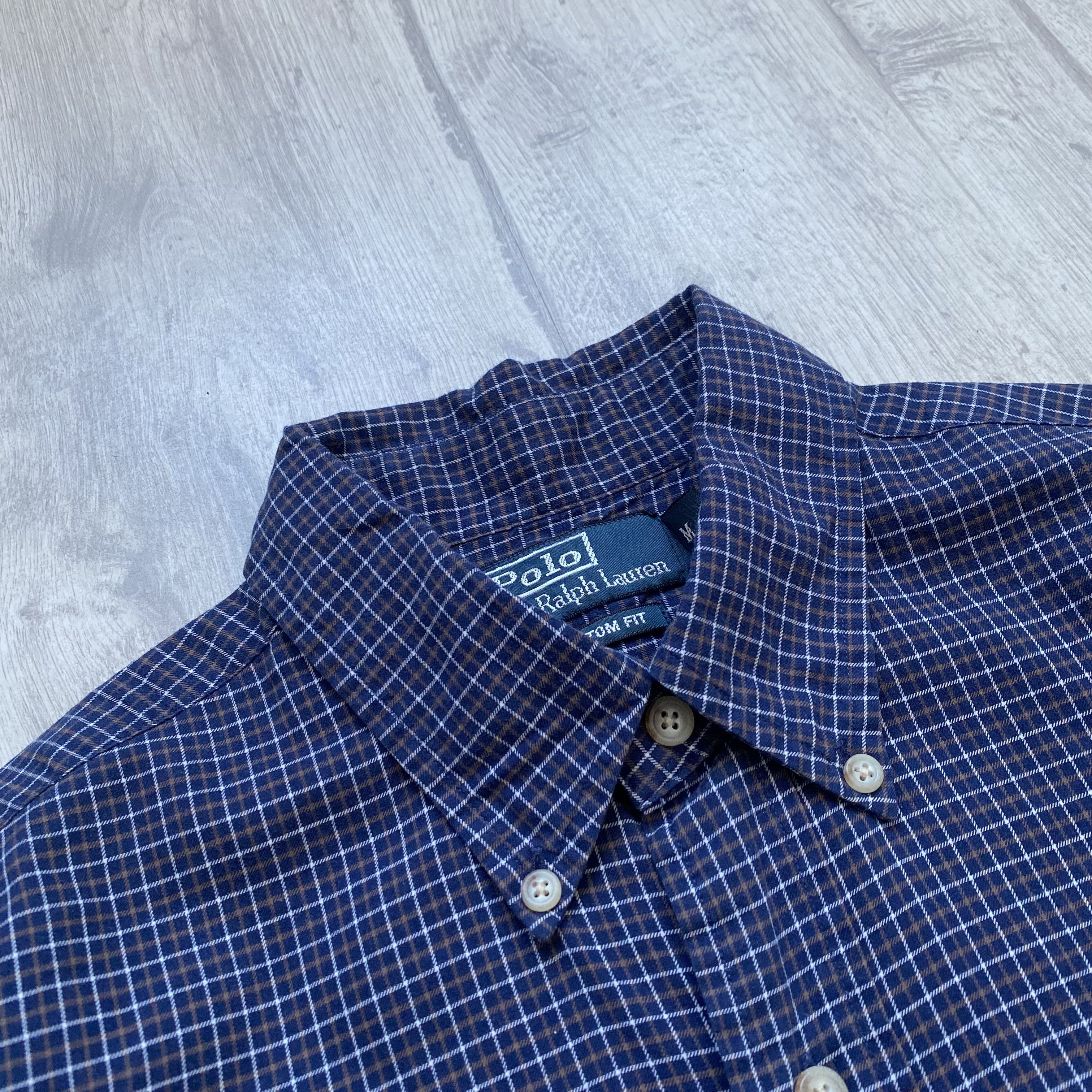 Polo Ralph Lauren 🔥 90s Vintage POLO RALPH LAUREN Shirt Travis Style Plaid Size US M / EU 48-50 / 2 - 3 Thumbnail
