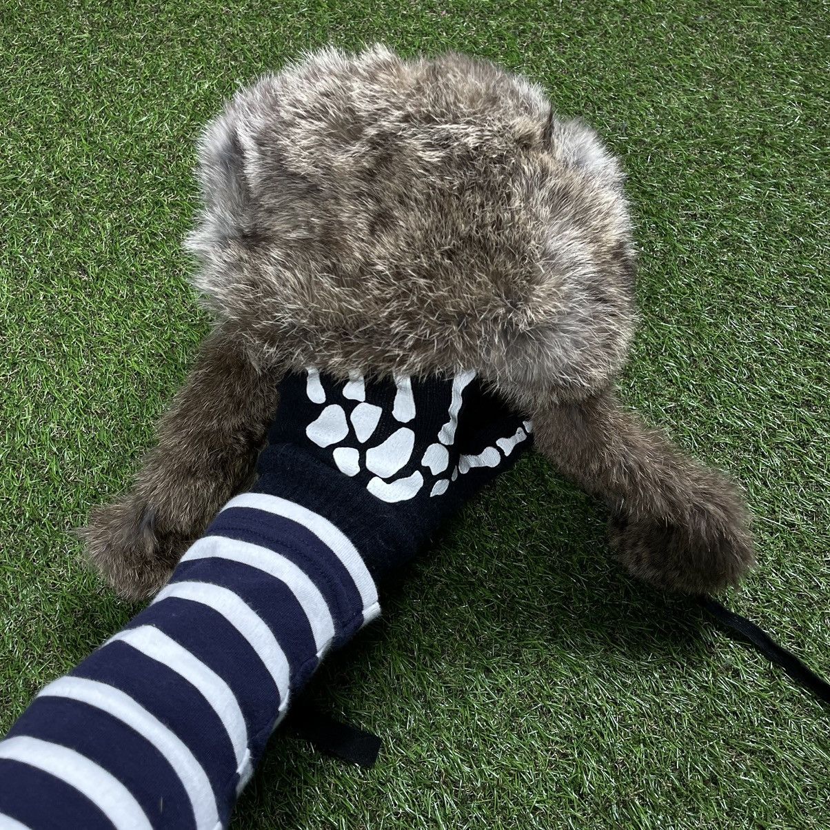 Vintage Vintage Y2K Fuzzy Mohair Beanie Black Grunge Alt Washed OS Size ONE SIZE - 2 Thumbnail